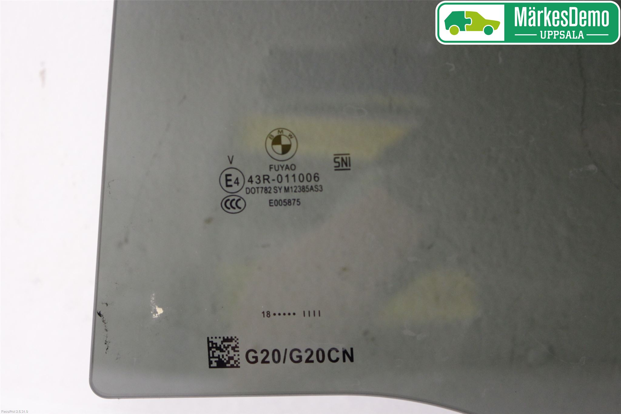 BMW 3 G20/G21/G80/G81 19- Dörruta Bak Vänster