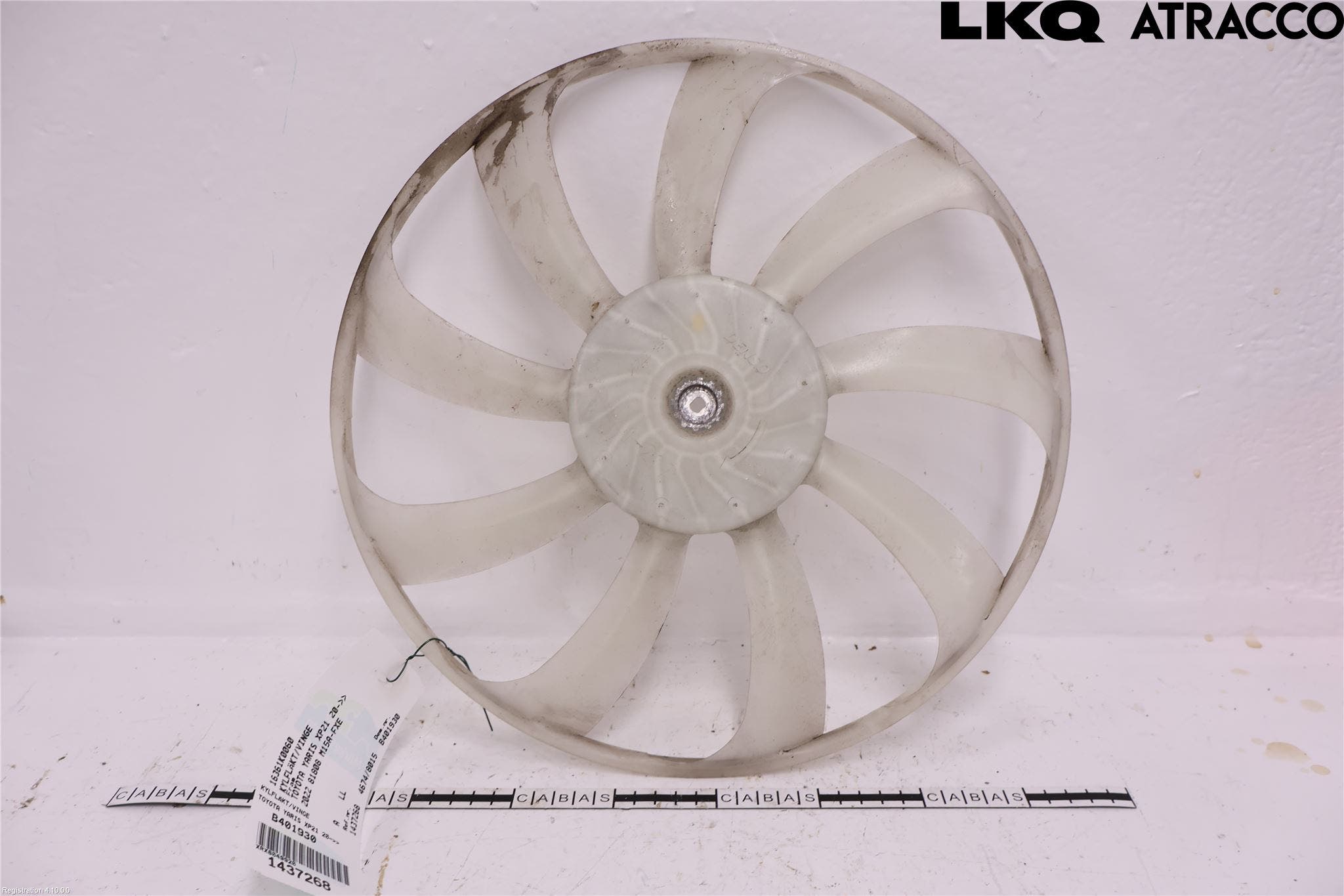 Toyota YARIS XP21 20- Kylfläkt-Vinge