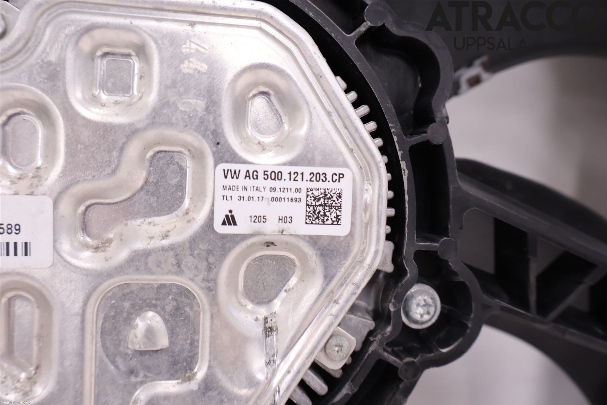 Volkswagen VW PASSAT 15-19 Kylfläkt El