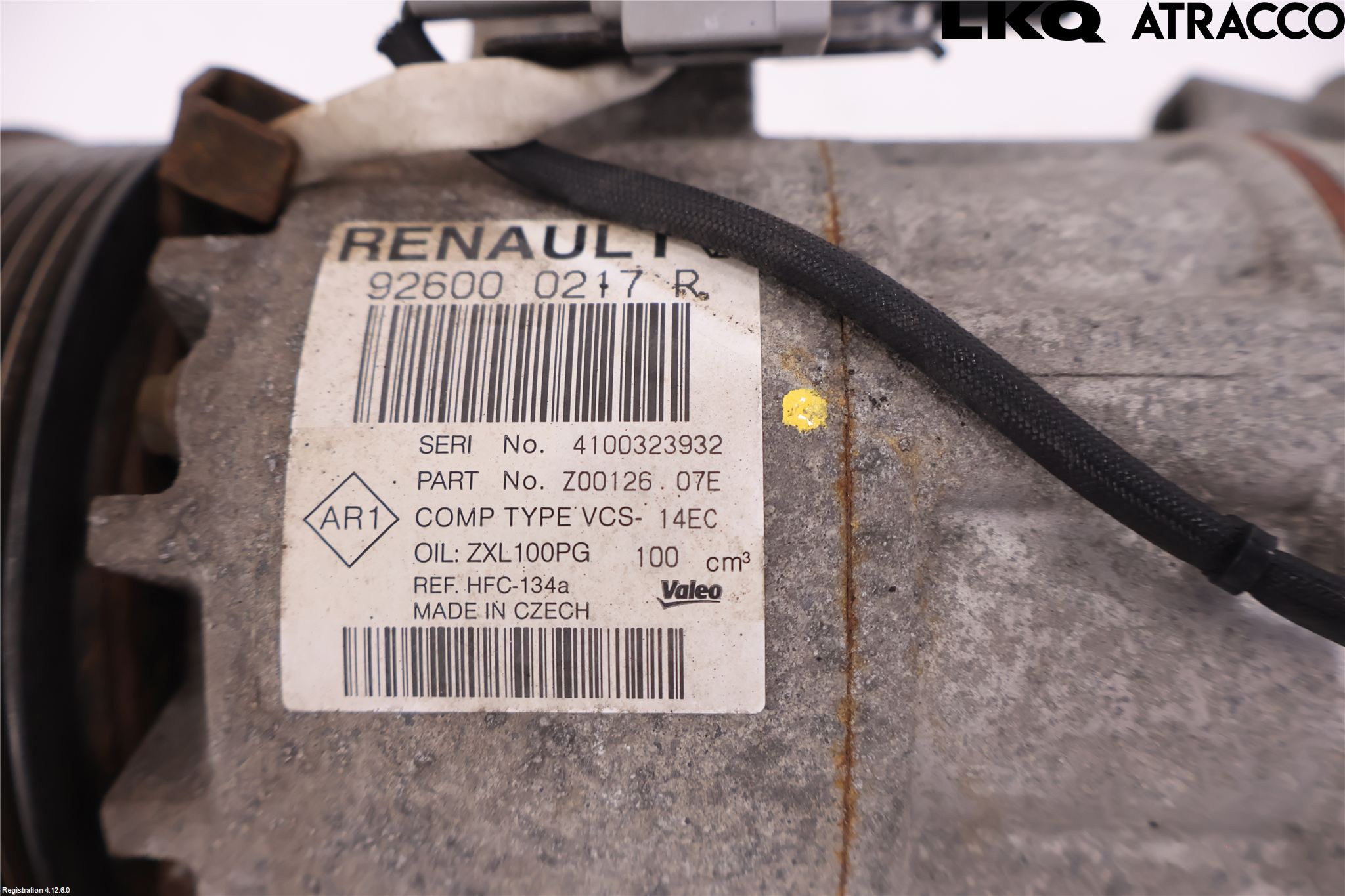 Renault CLIO IV 12-16 Ac Kompressor