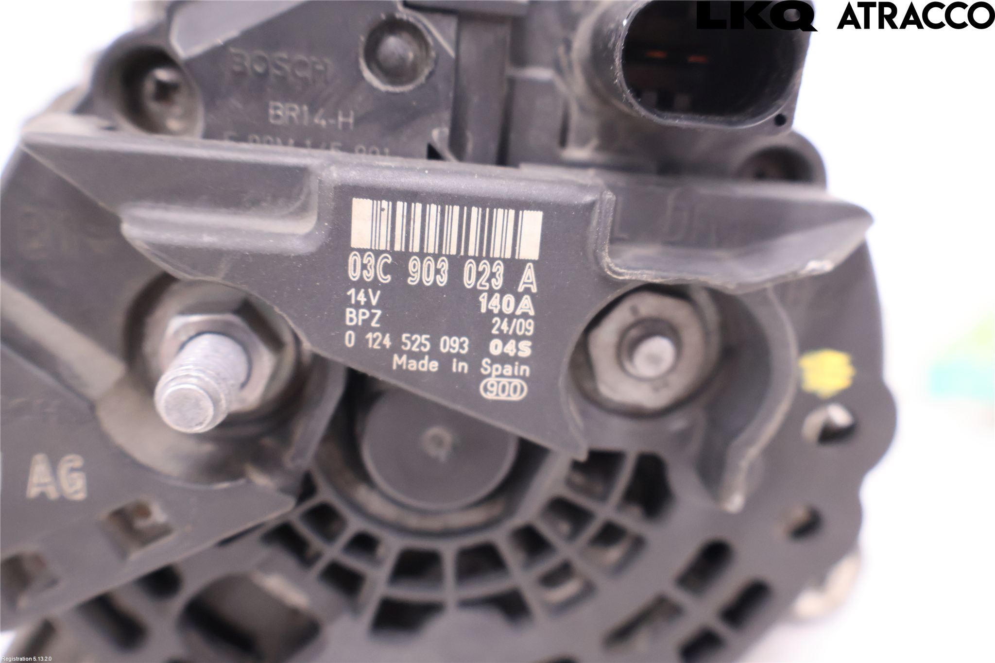 Volkswagen VW GOLF VI 09-13 Generator