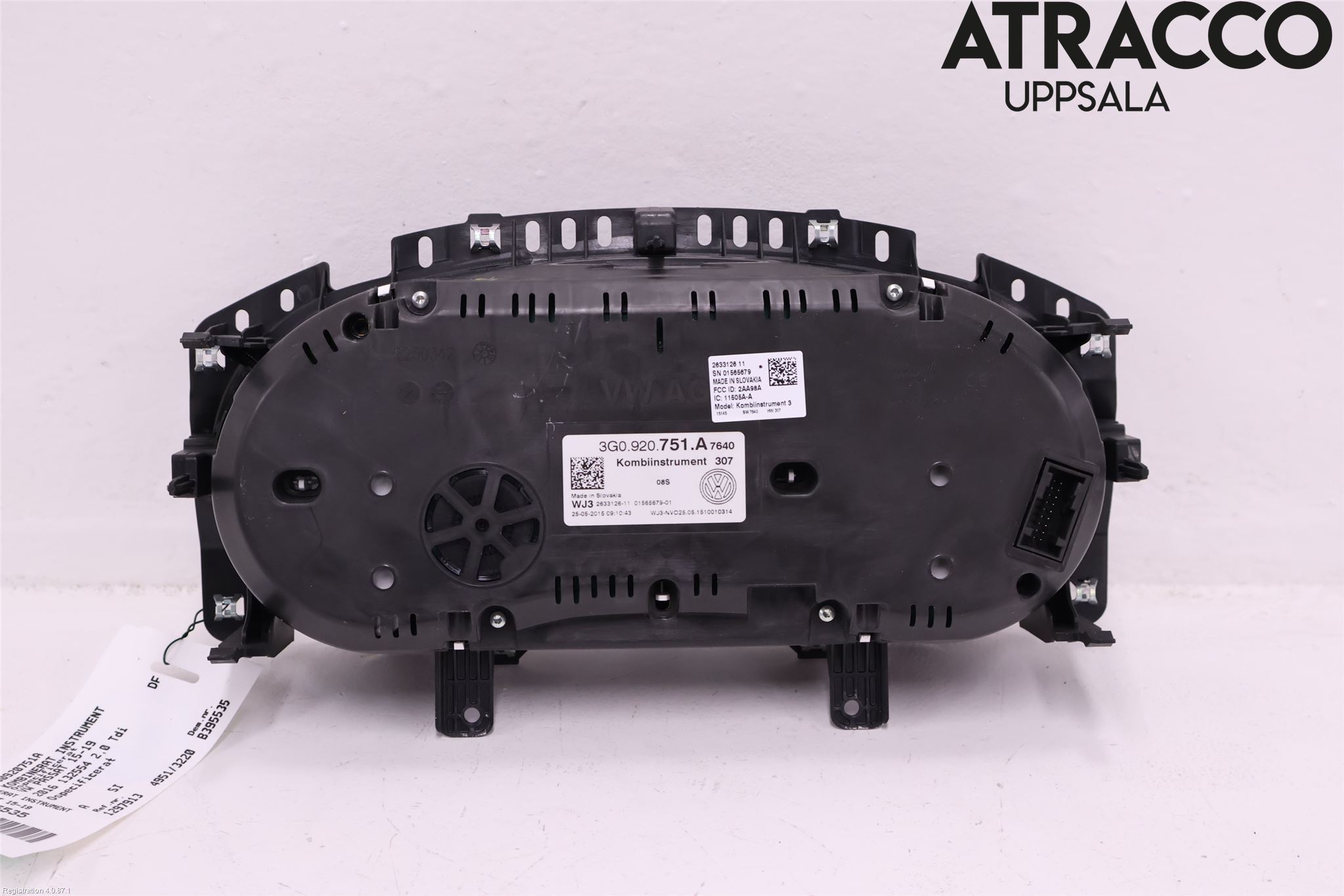 Volkswagen VW PASSAT 15-19 Instrument Komb