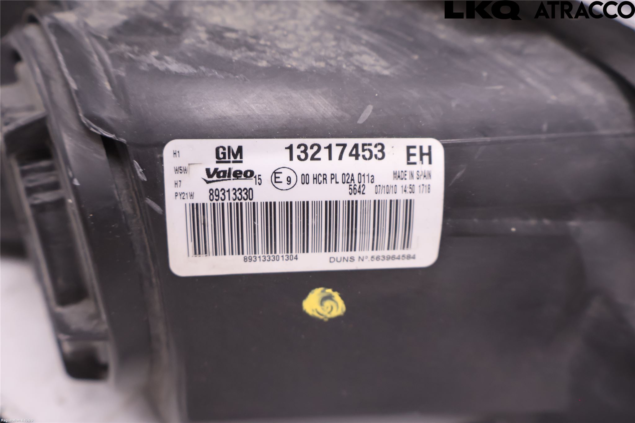 Opel CORSA D 07-14 Strålkastare Vänster