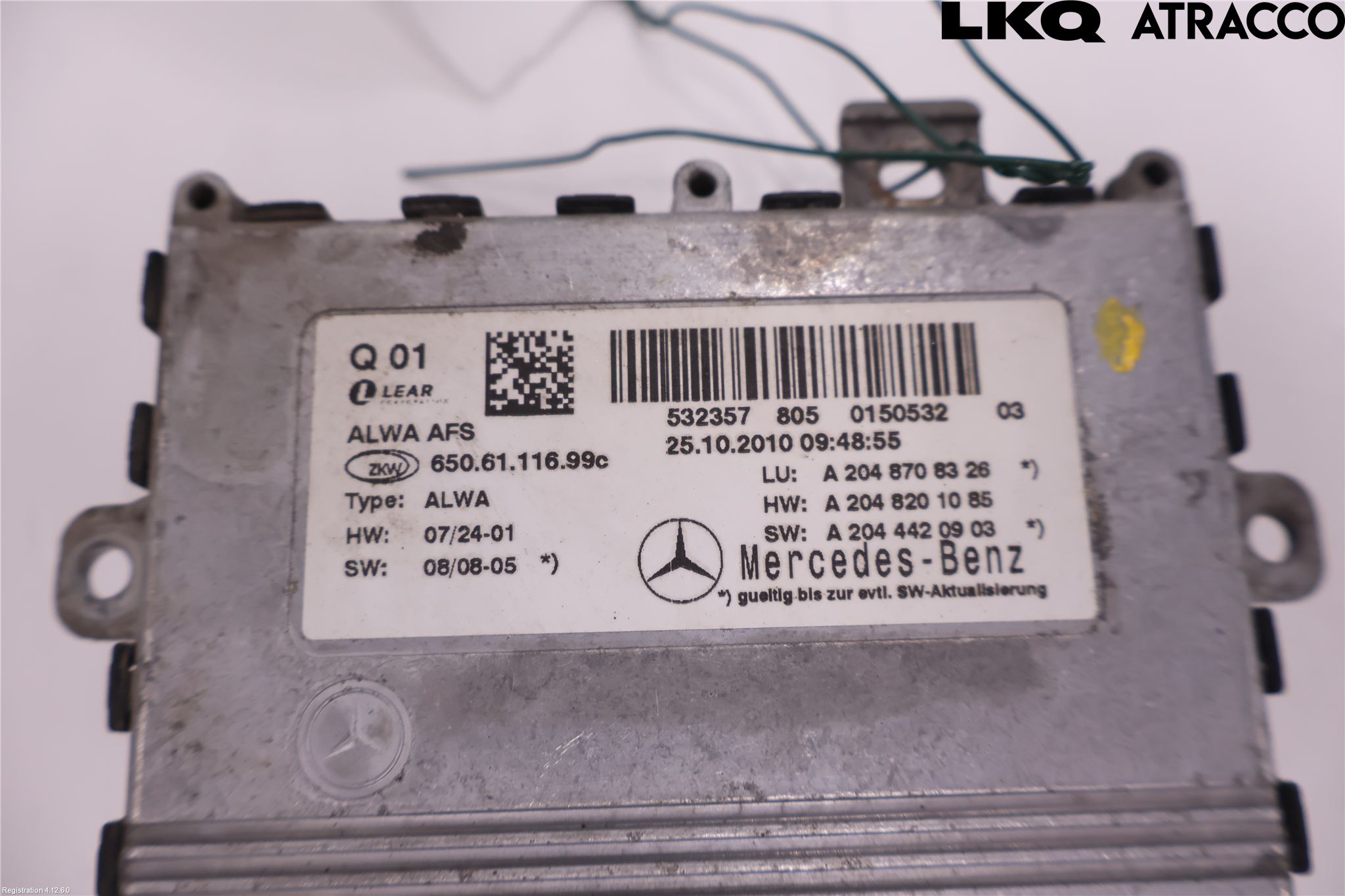 Mercedes-Benz MB GLK-KLASS (X204) 08-16 Styrenhet Strålkastare