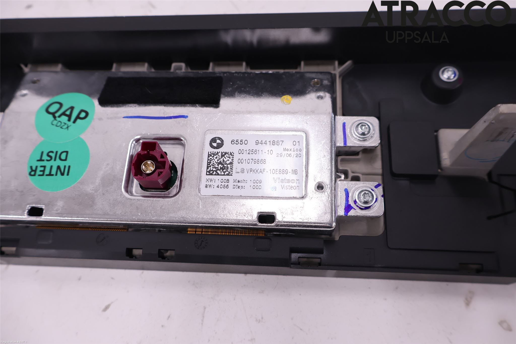 BMW 3 G20/G21/G80/G81 19- Bildskärm