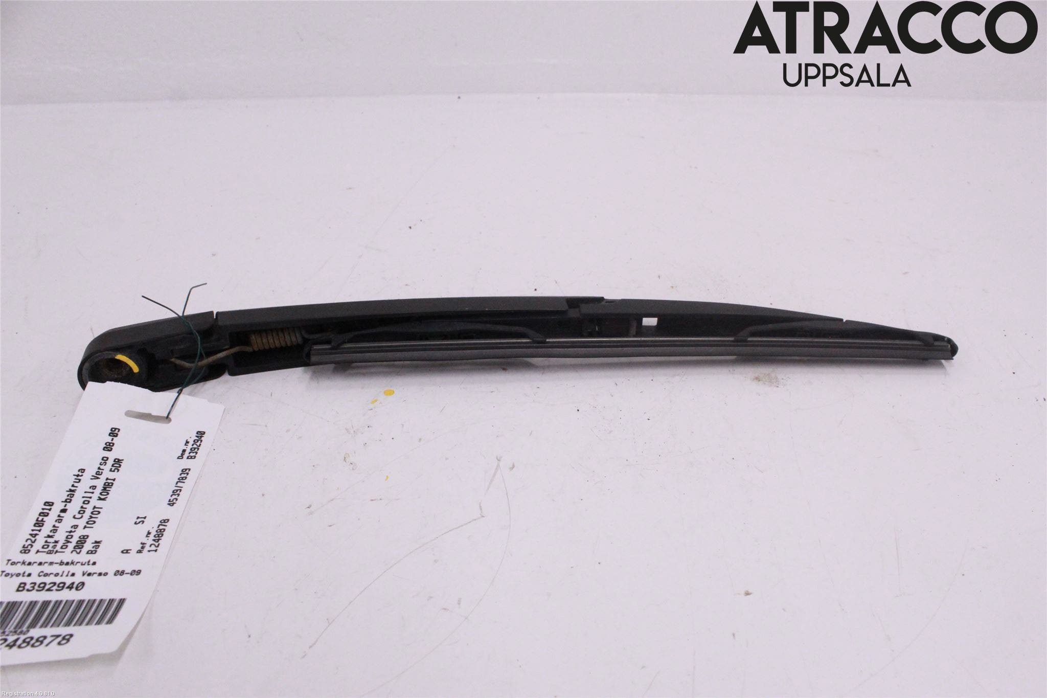 Toyota COROLLA VERSO 08-09 Torkararm-Bakruta