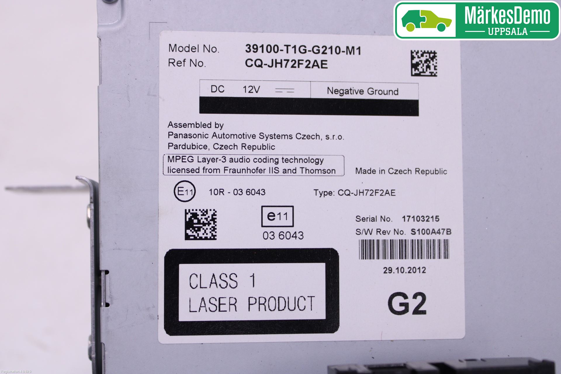 Honda CR-V 13-18 Cd Radio - Multimediapanel
