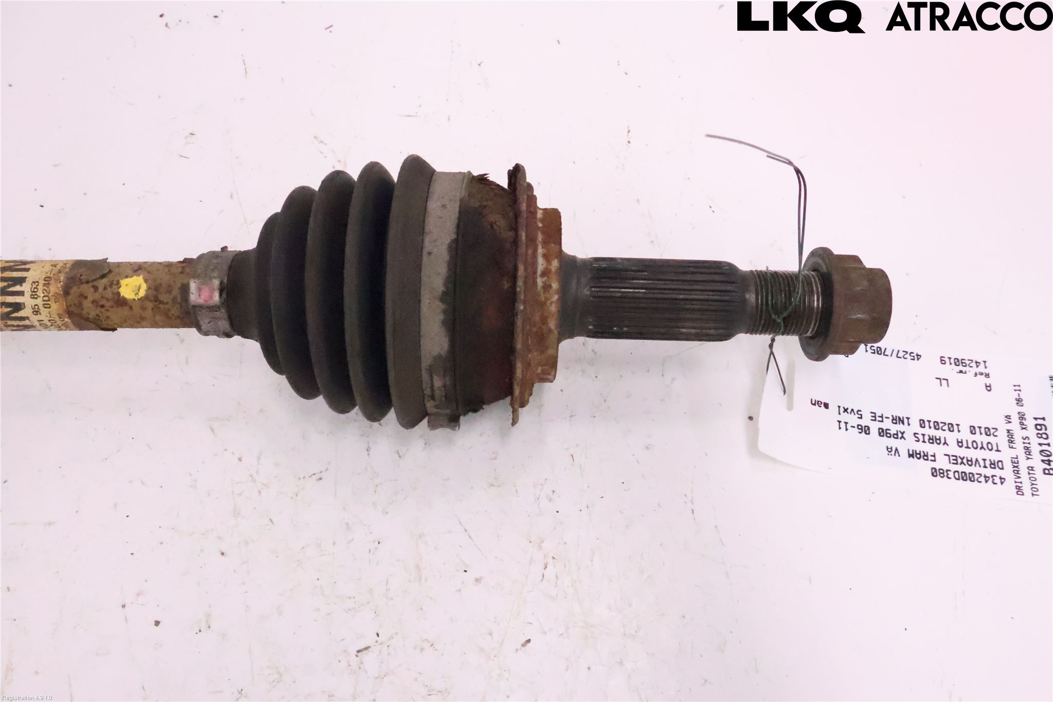 Toyota YARIS XP90 06-11 Drivaxel Fram Vänster