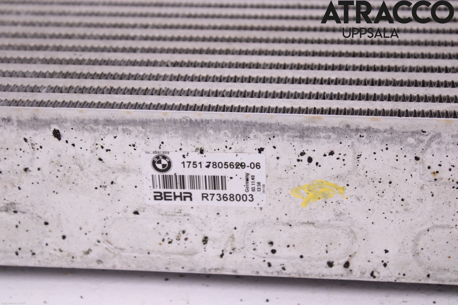 BMW 5 F10/F11/F18 09-17 Laddluft-Intercooler Kyl