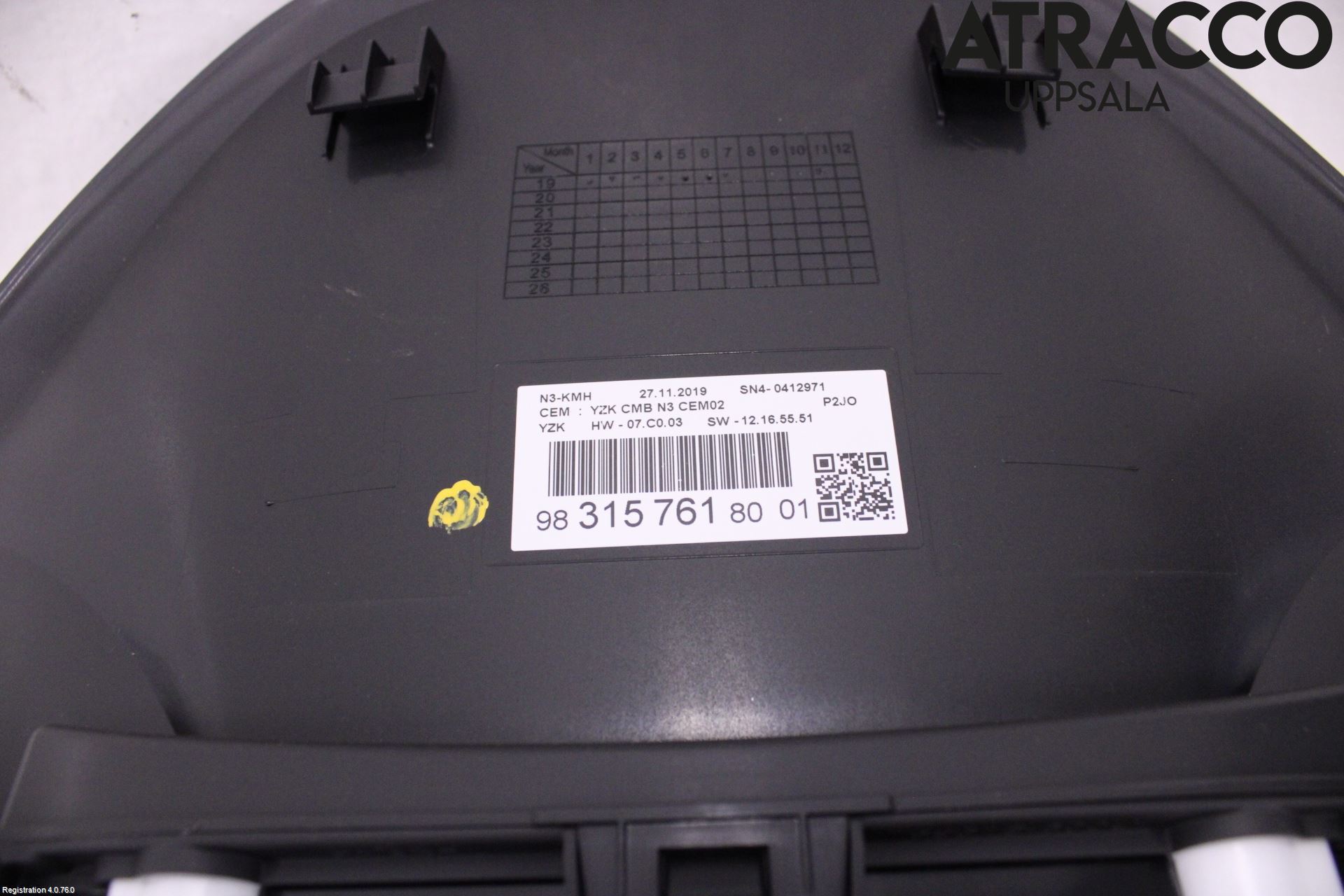 Opel CORSA F, CORSA-E 20- Instrument Hast