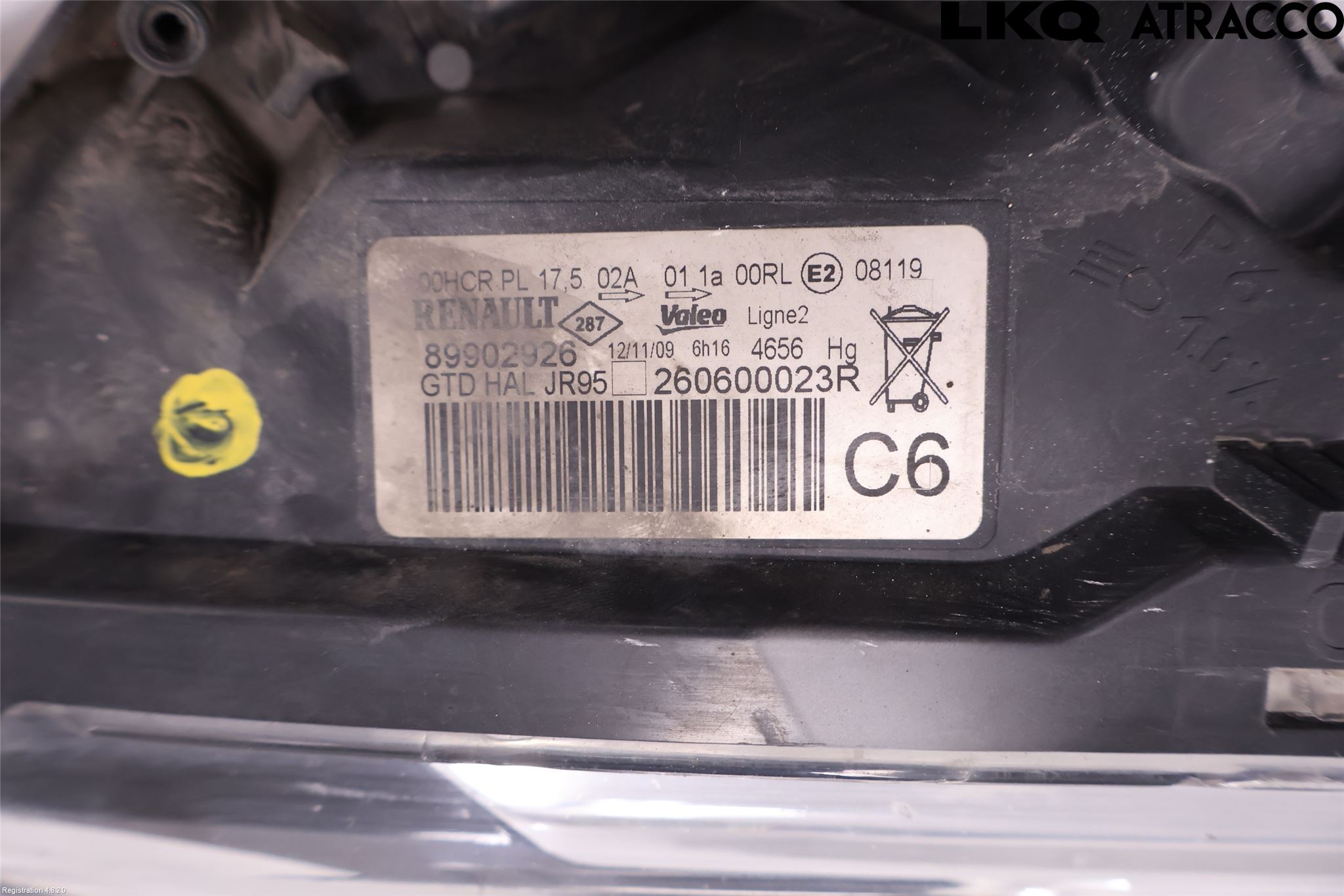 Renault SCÉNIC III / GRAND SCÉNIC 09-16 Strålkastare Vänster
