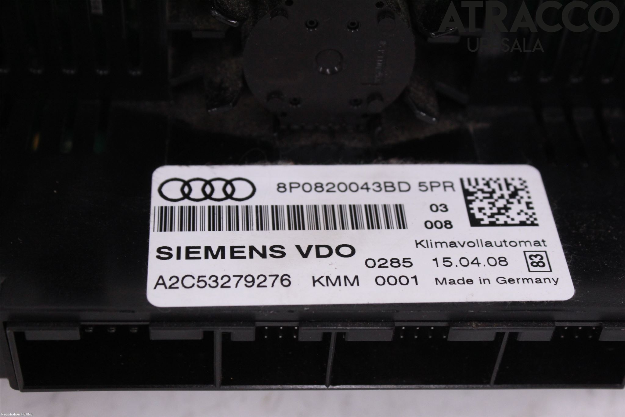 Audi A3/S3 05-13 Ac Styrenhet Ac Manöveren