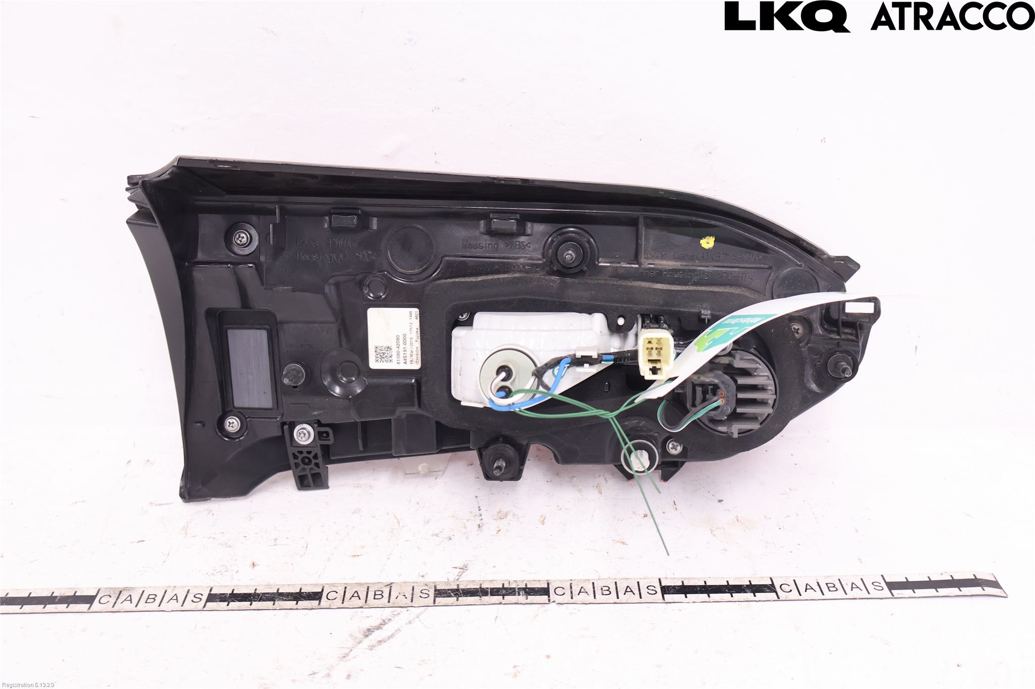 Toyota RAV4 19- Bakljus Lucka Hö