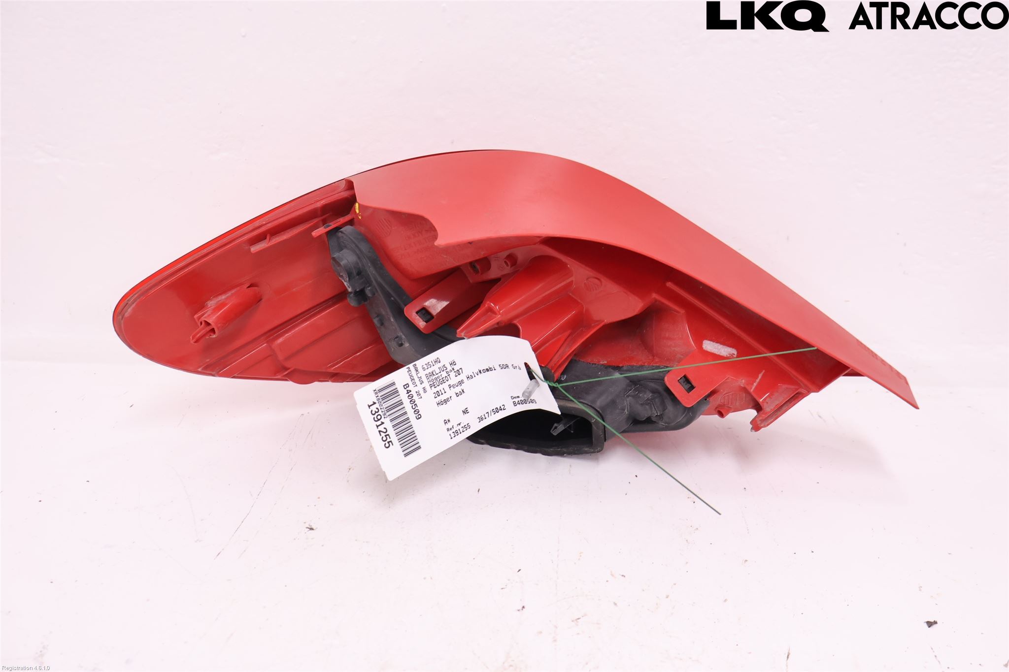 Peugeot 207 Bakljus Höger