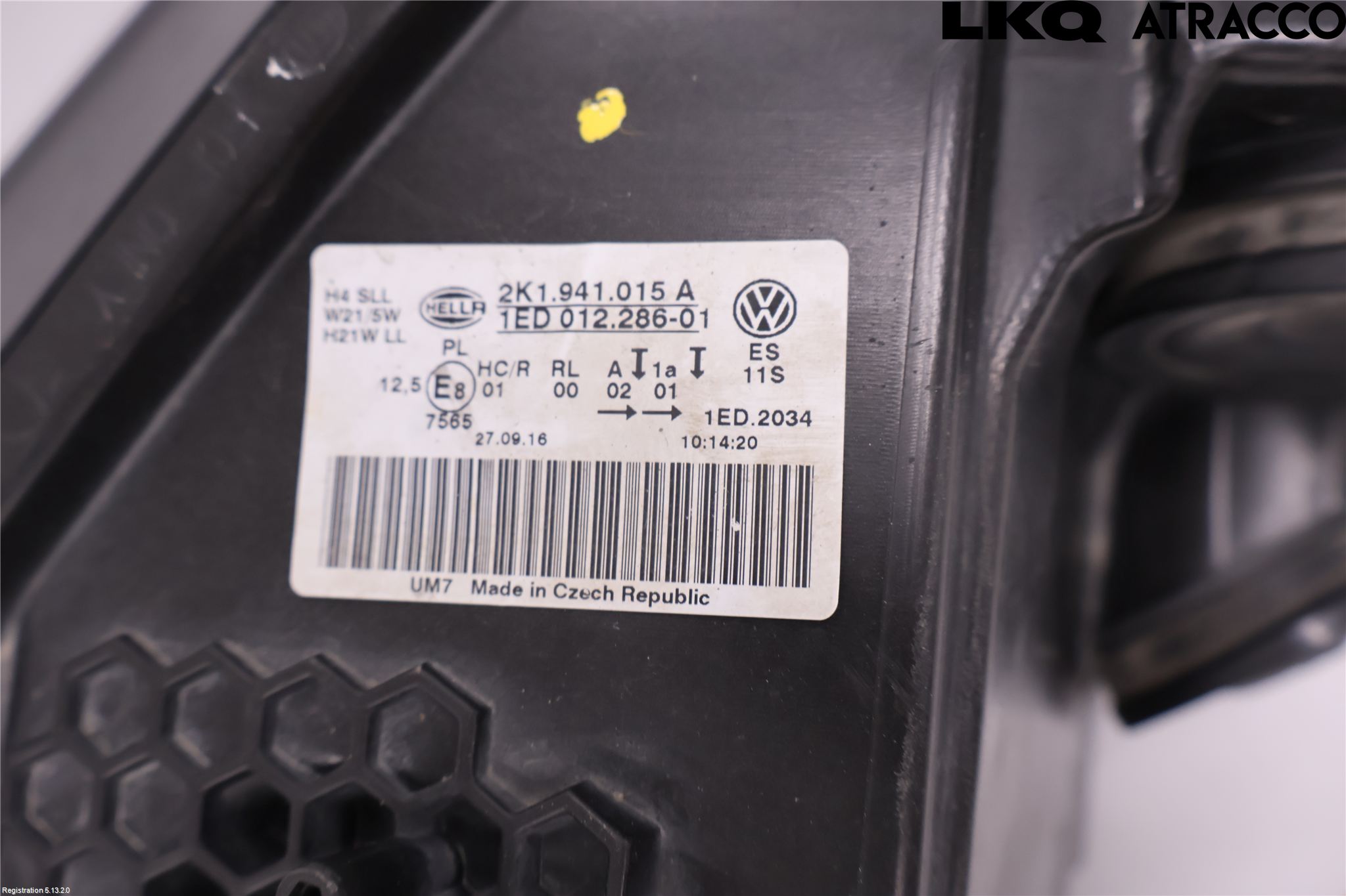 Volkswagen VW CADDY 16-20 Strålkastare Vänster