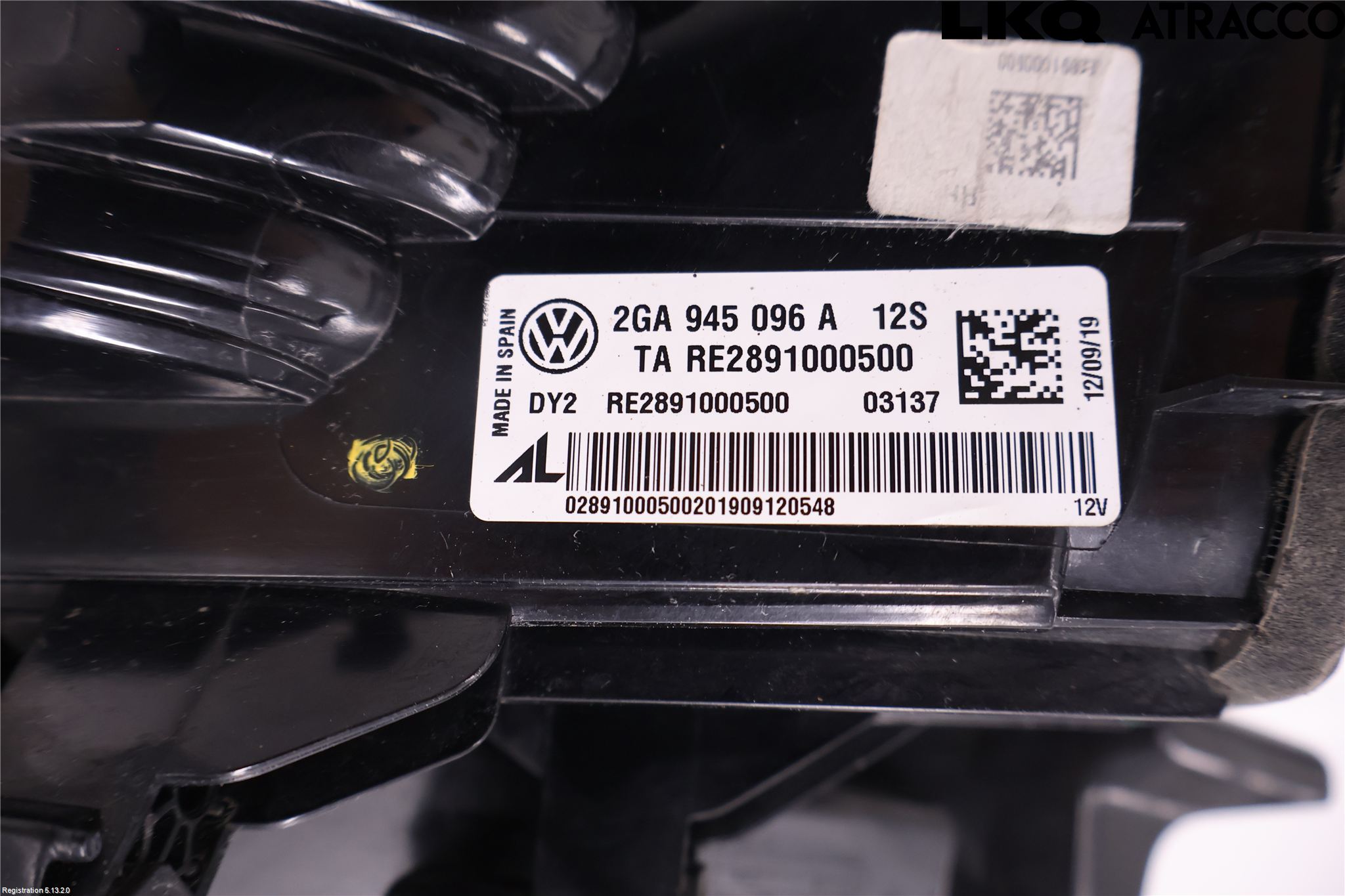 Volkswagen VW T-ROC 18- Bakljus Höger