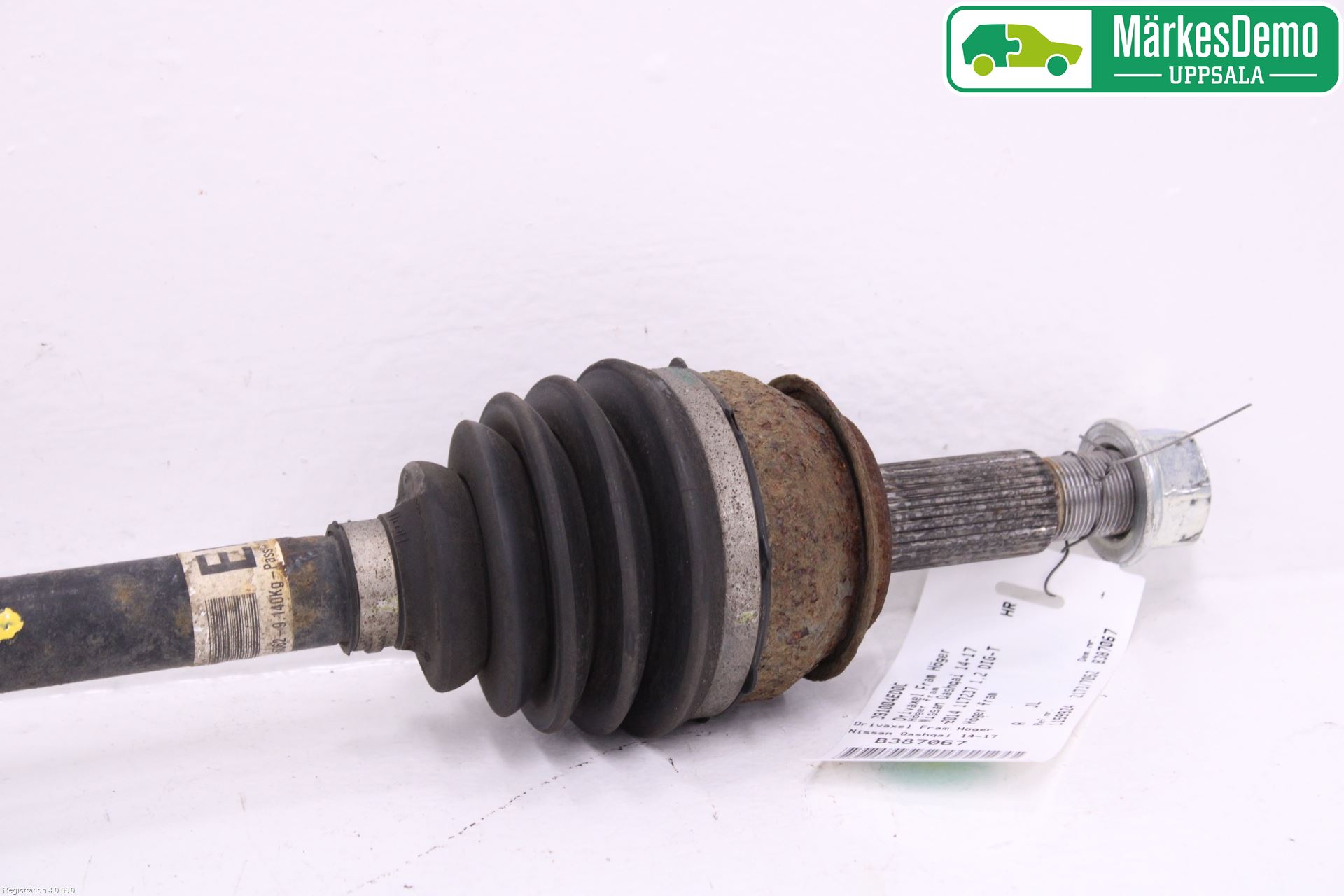 Nissan QASHQAI 14-17 Drivaxel Fram Höger