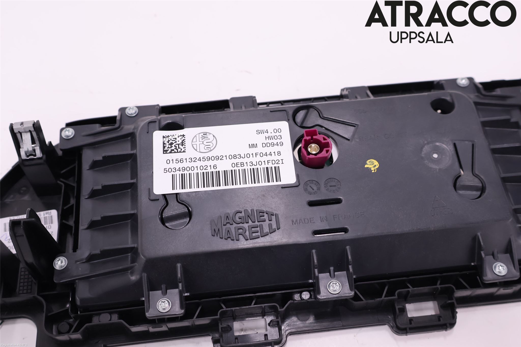 Alfa STELVIO 17- Bildskärm