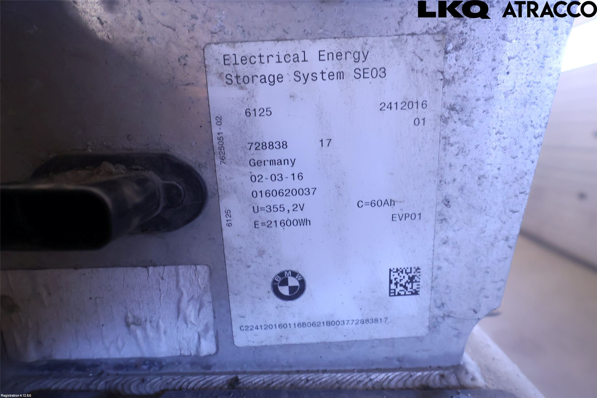 BMW i3 I01 13-22 Batteri Högspänning