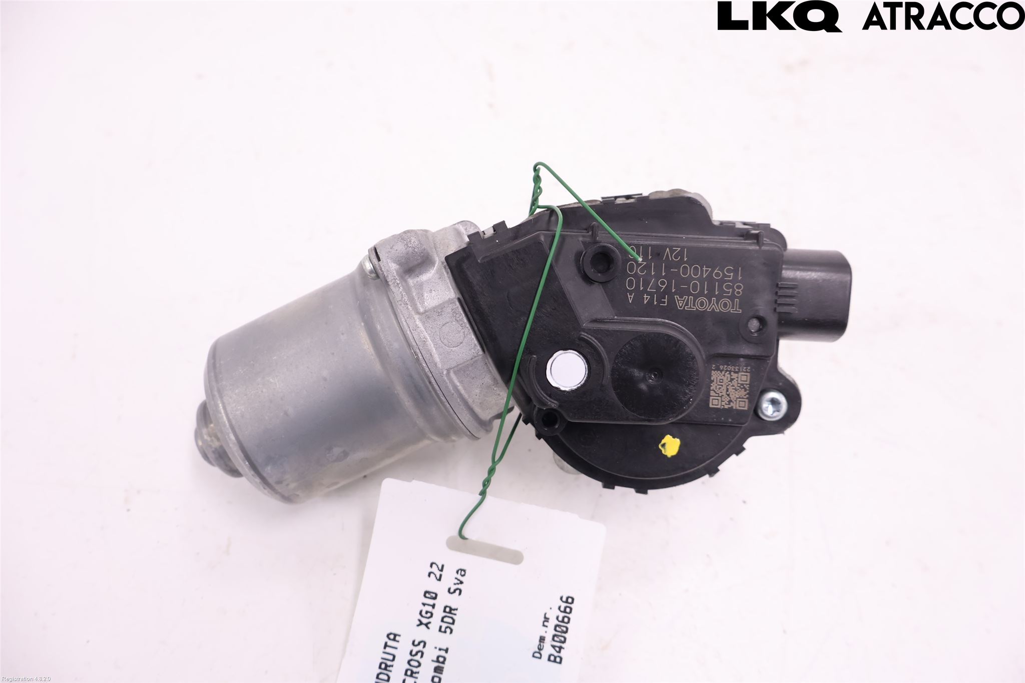 Toyota COROLLA CROSS XG10 22- Torkarmotor Vindruta
