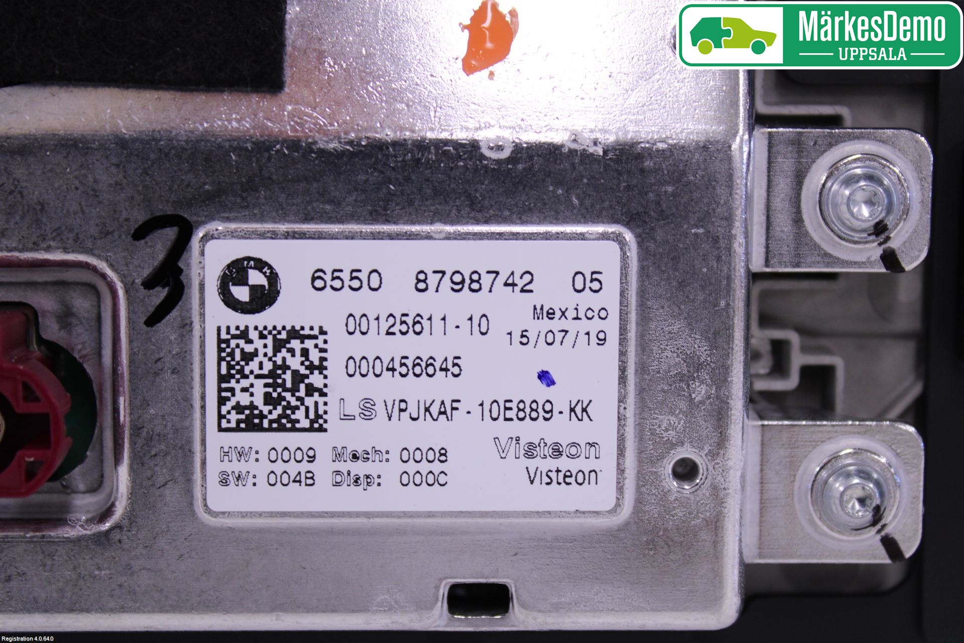 BMW 3 G20/G21/G80/G81 19- Bildskärm