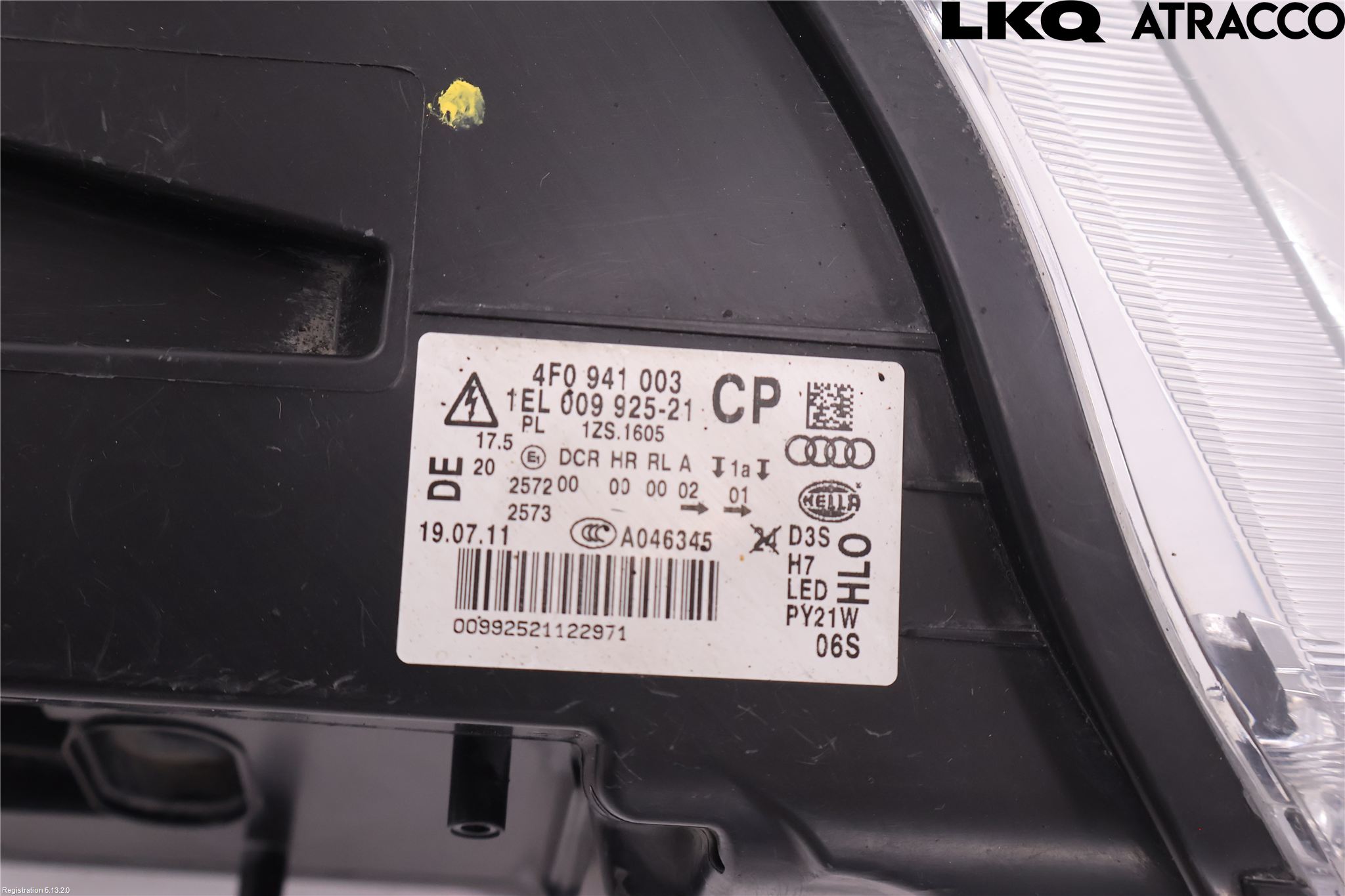 Audi A6/S6     05-11 Strålkastare Vänster