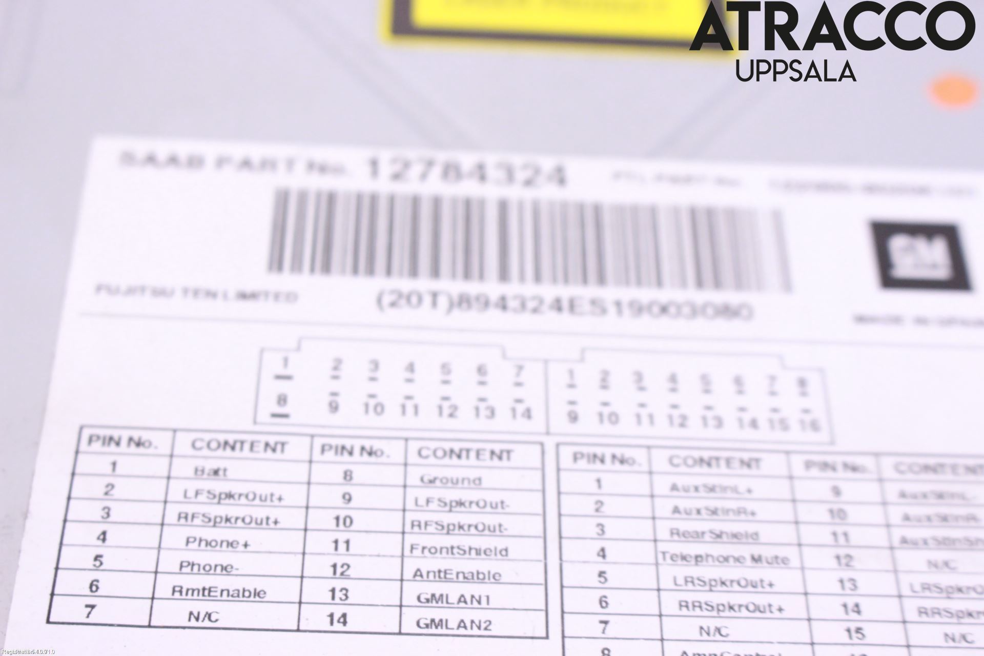 Saab 9-5     06-10 Cd Radio - Multimediapanel