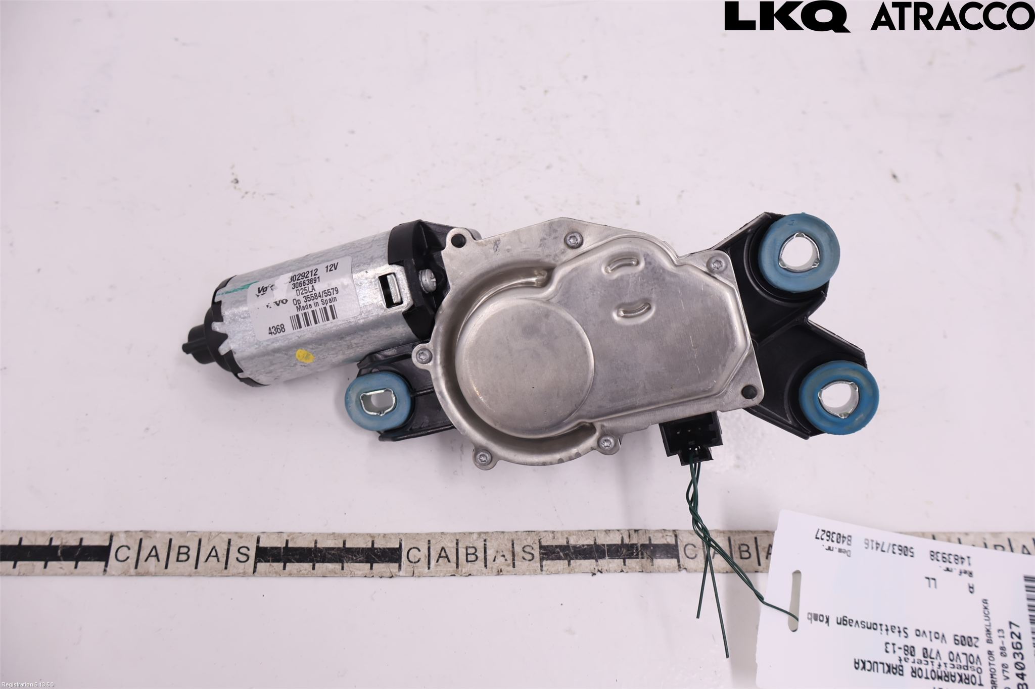 Volvo V70 08-13 Torkarmotor Baklucka