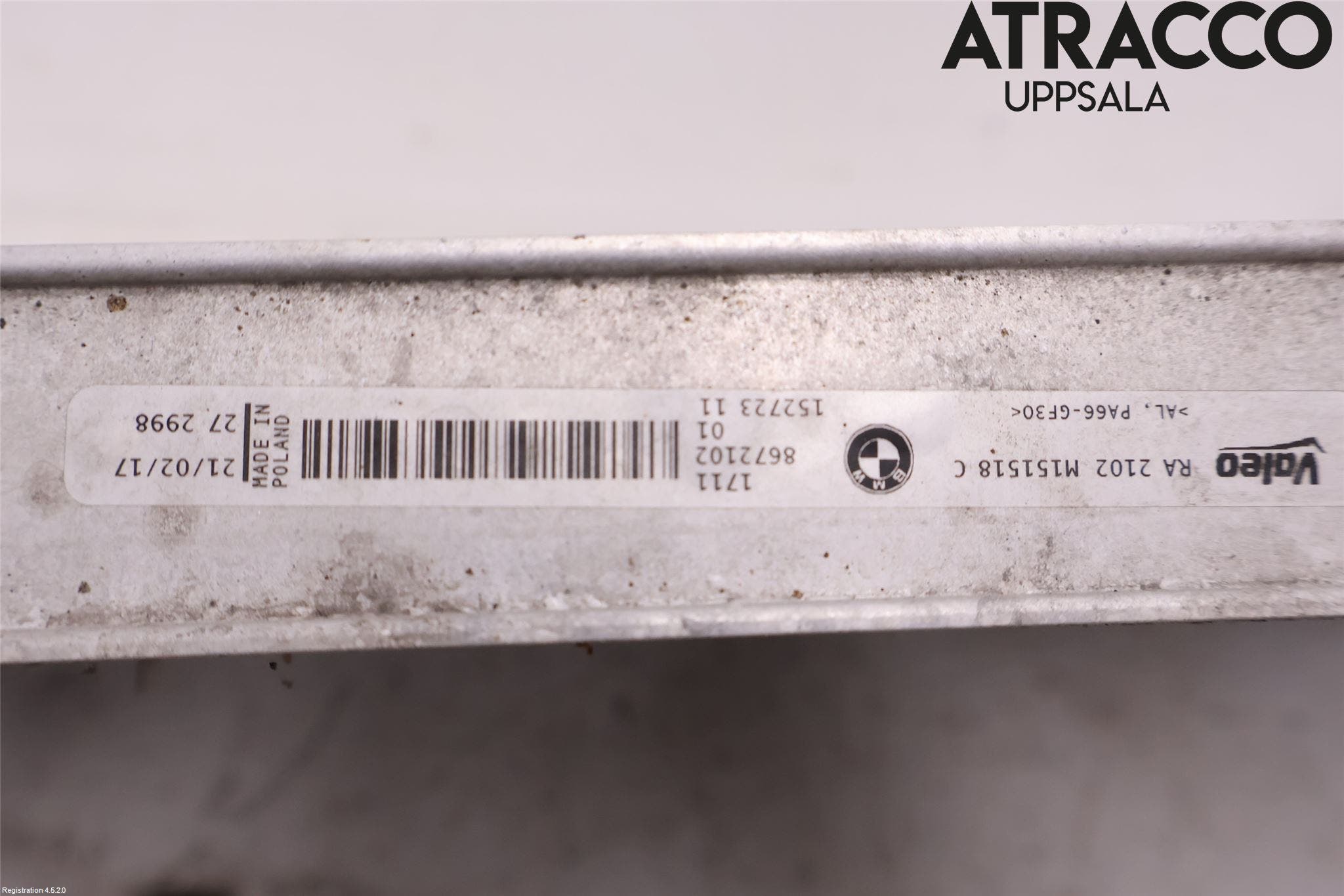 BMW 3 F30/F31/F80 12-19 Kylare Aut