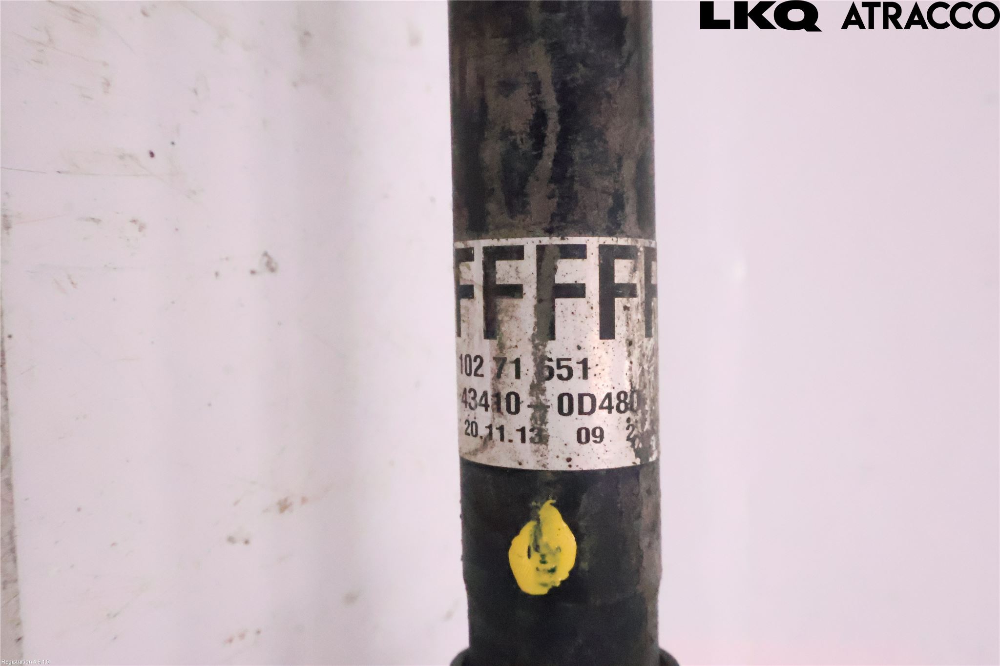 Toyota YARIS XP130 12-14 Drivaxel Fram Höger