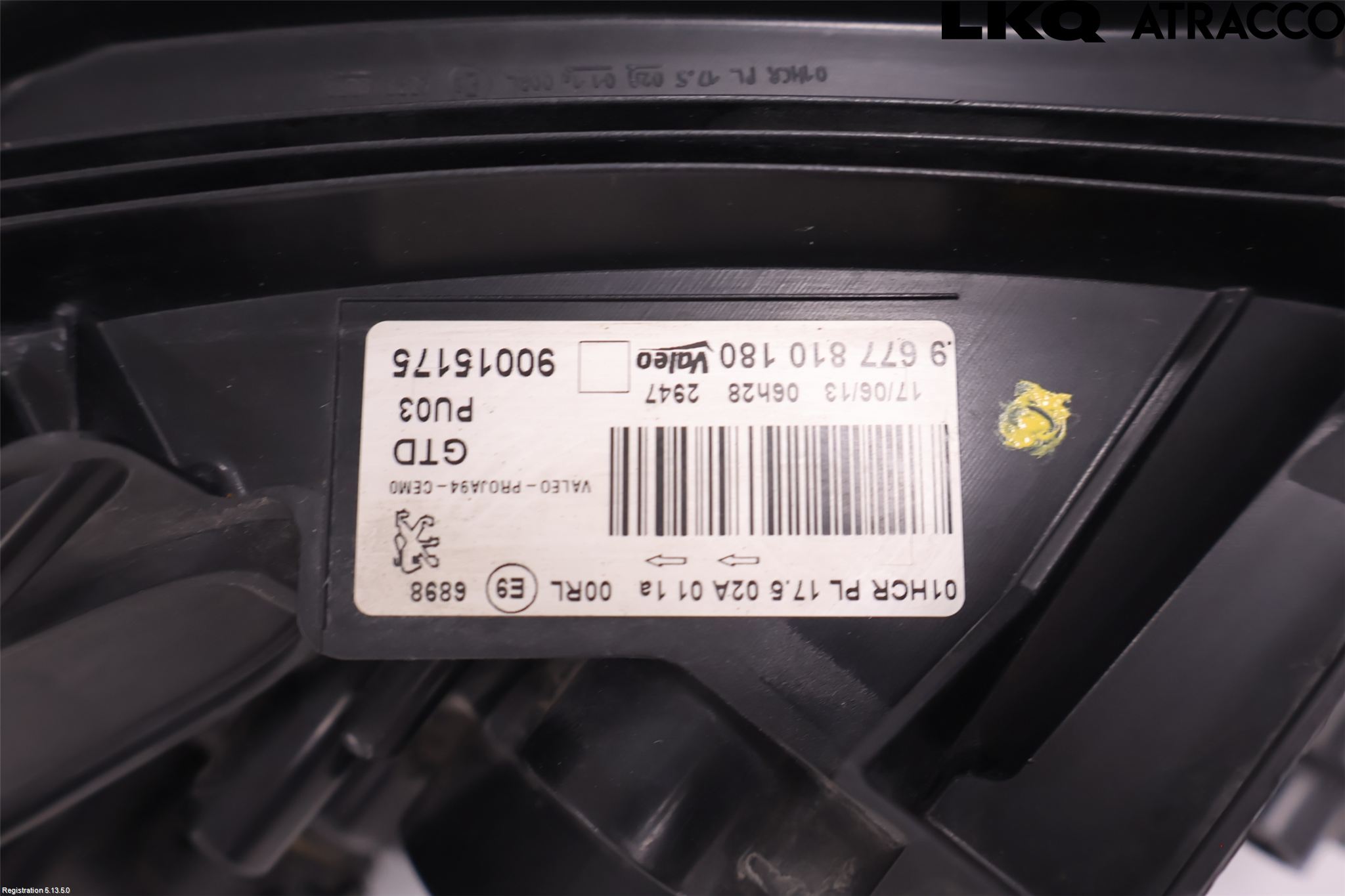 Peugeot 2008 13-20 Strålkastare Vänster