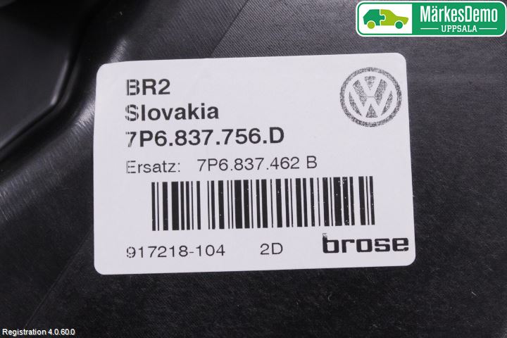 Volkswagen VW TOUAREG 7P 11-18 Fönsterhiss El Kompl