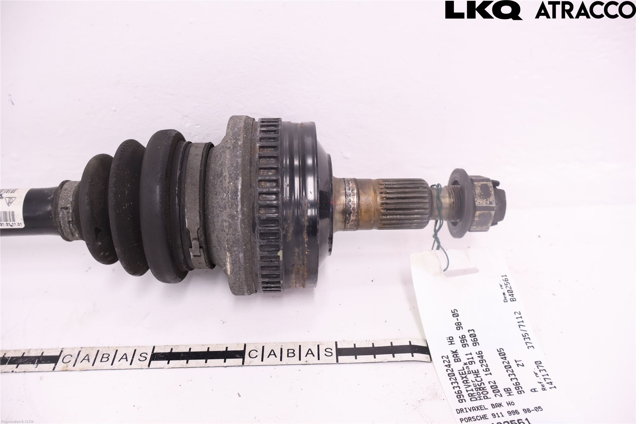 Porsche 911 (996) 98-05 Drivaxel Bak Höger