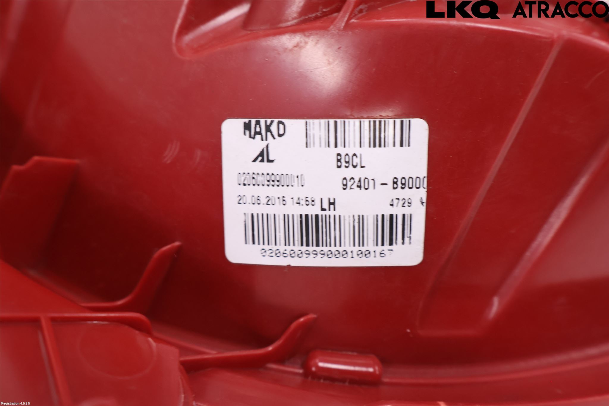 Hyundai i10 BA 14-16 Bakljus Vänster