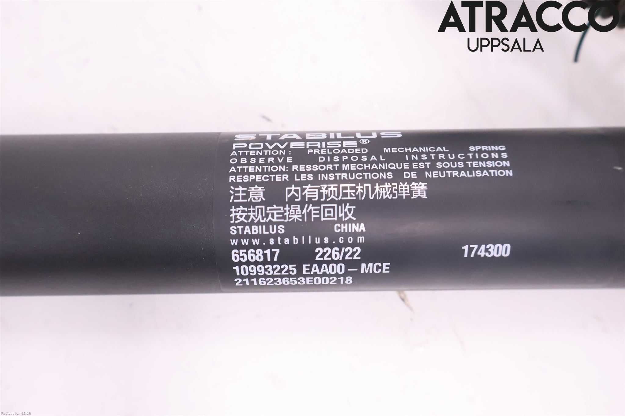 MG MARVEL R 22- Gasfjäder Baklucka