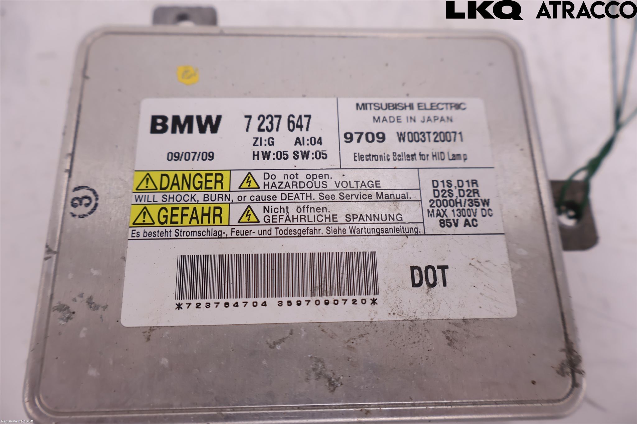 BMW 3 E90/91 SED/TOU 05-12 Styrenhet Strålkastare