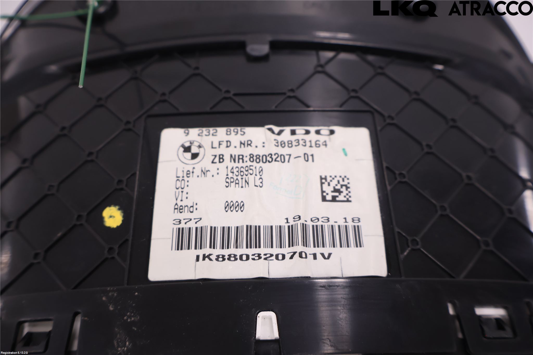 BMW 3 F30/F31/F80 12-19 Instrument Komb