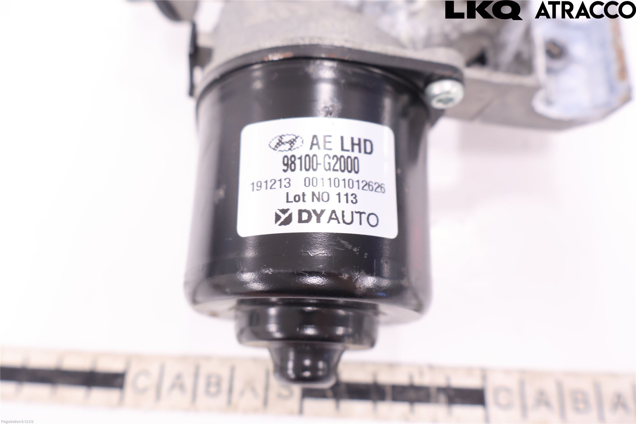 Hyundai IONIQ AE 17-22 Torkarmotor Vindruta