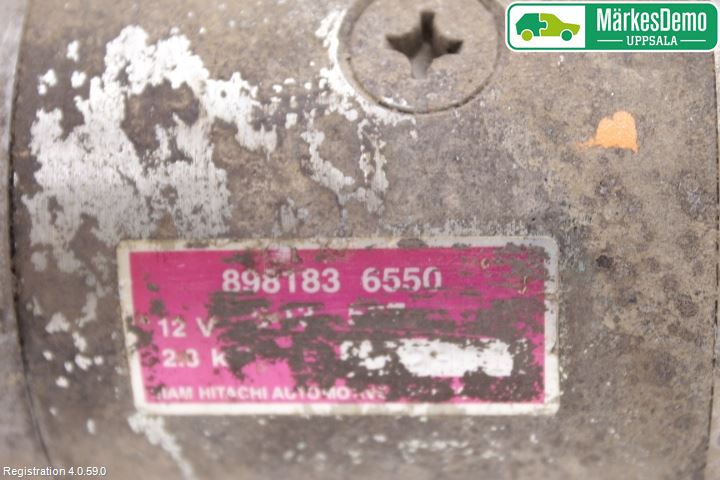 Isuzu D-MAX Startmotor Diesel