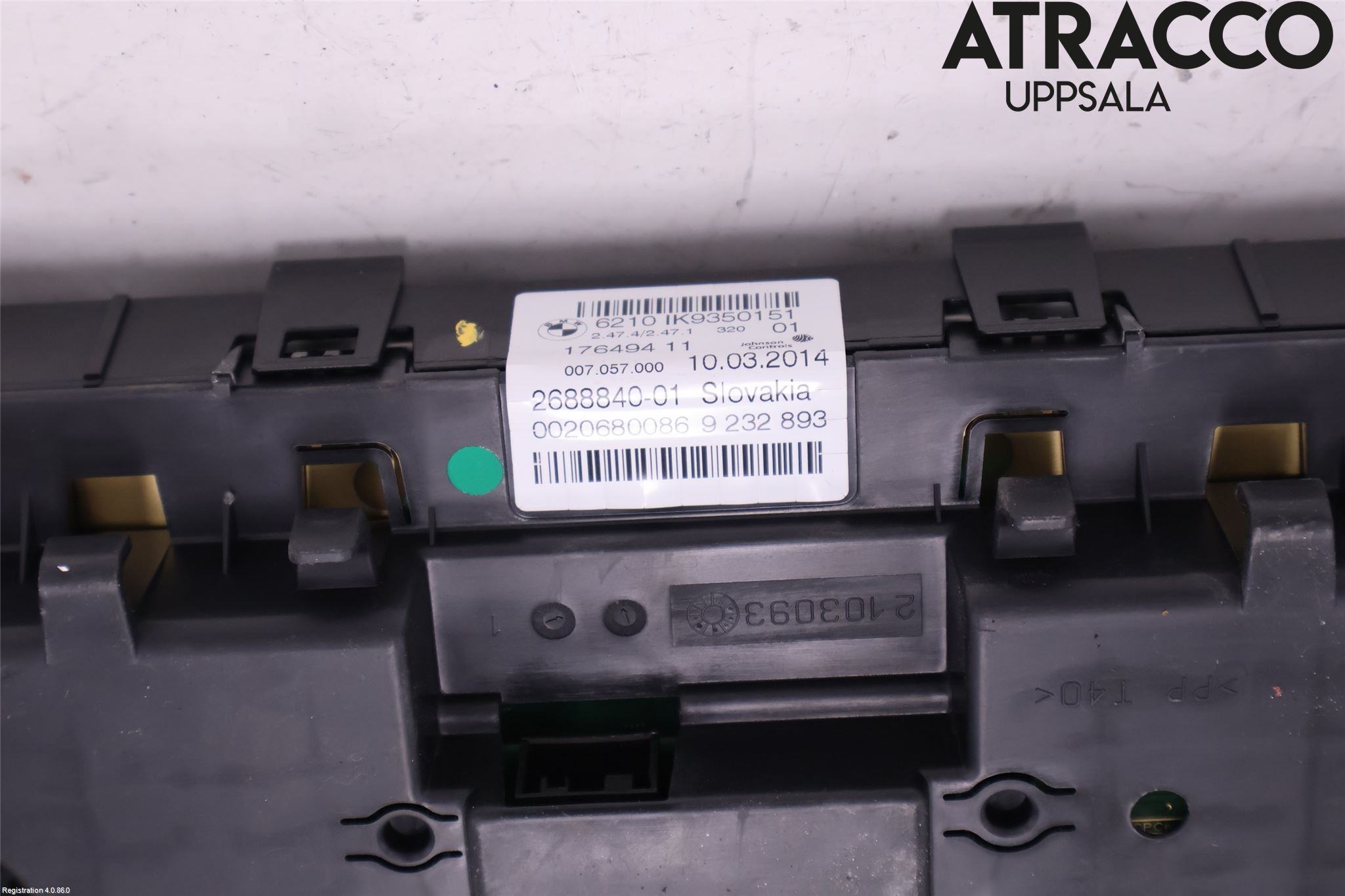 BMW 3 F30/F31/F80 12-19 Instrument Komb