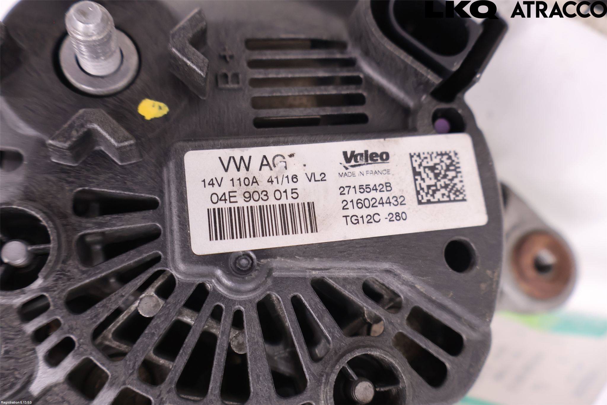 Volkswagen VW POLO 10-17 Generator
