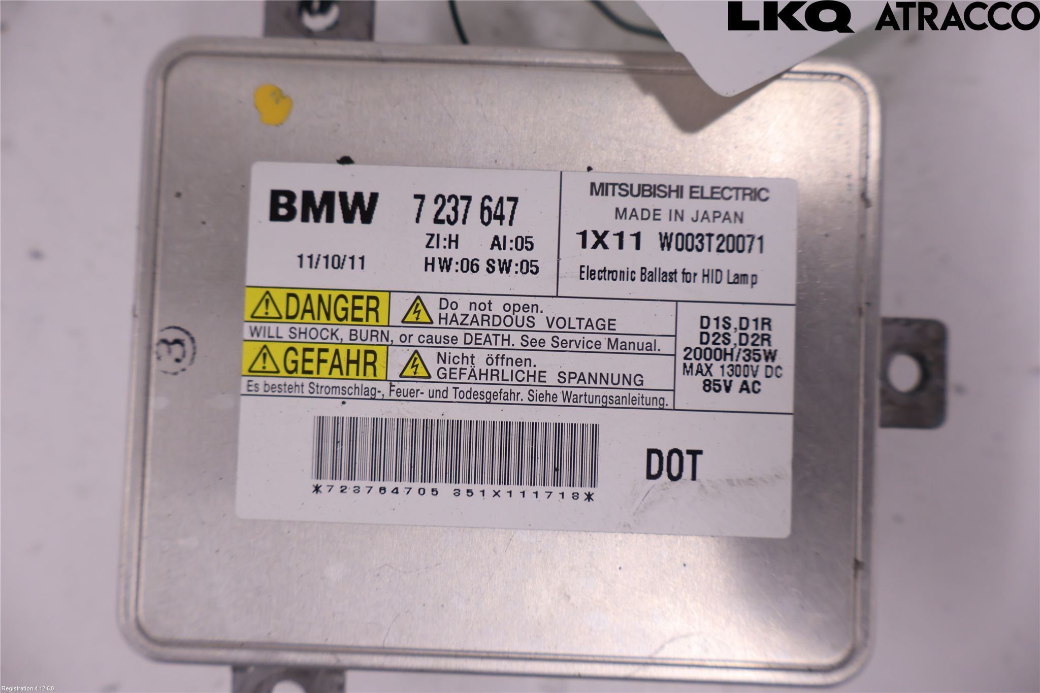 BMW 3 E90/91 SED/TOU 05-12 Styrenhet Strålkastare