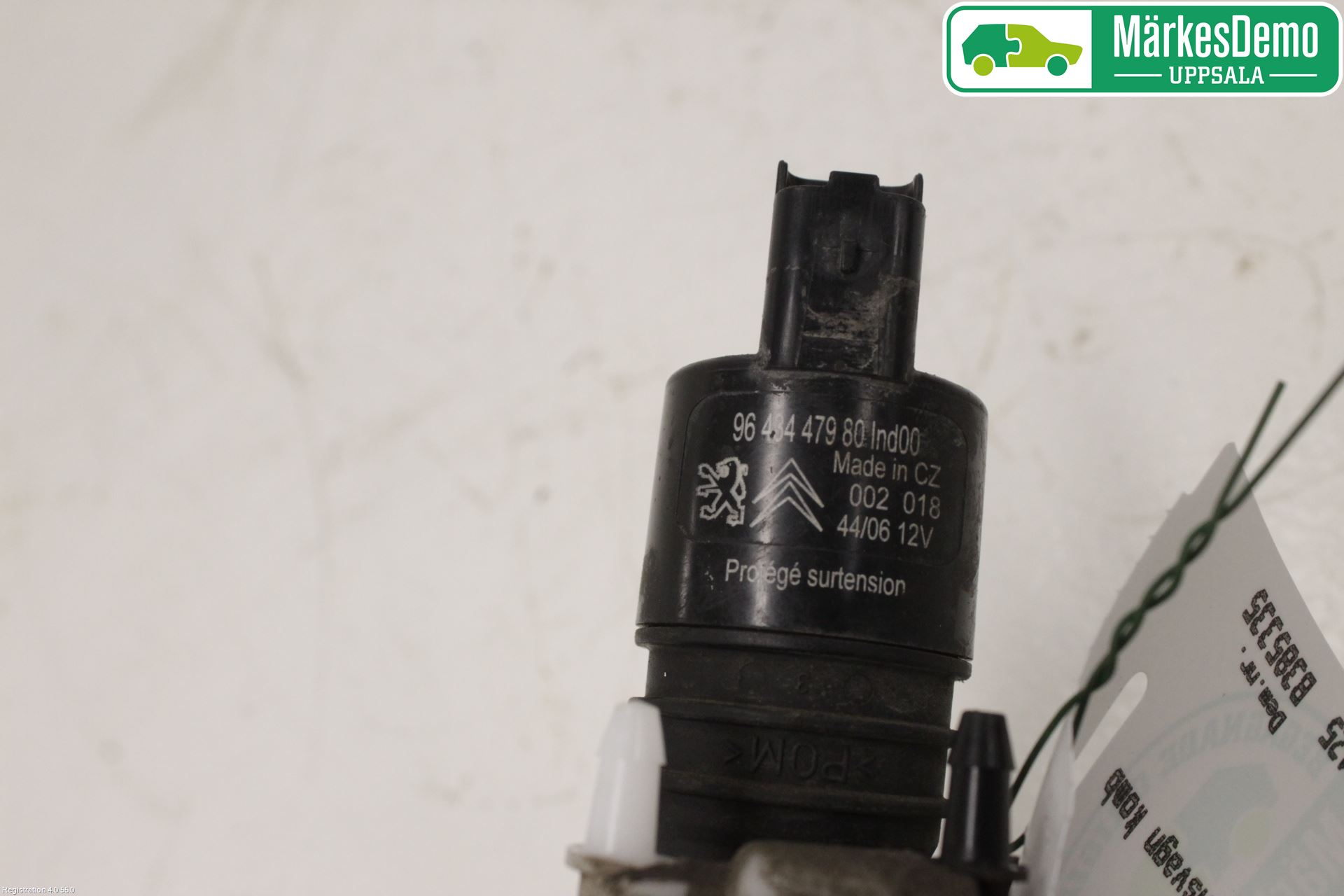 Peugeot 407 Spolarpump Vindruta