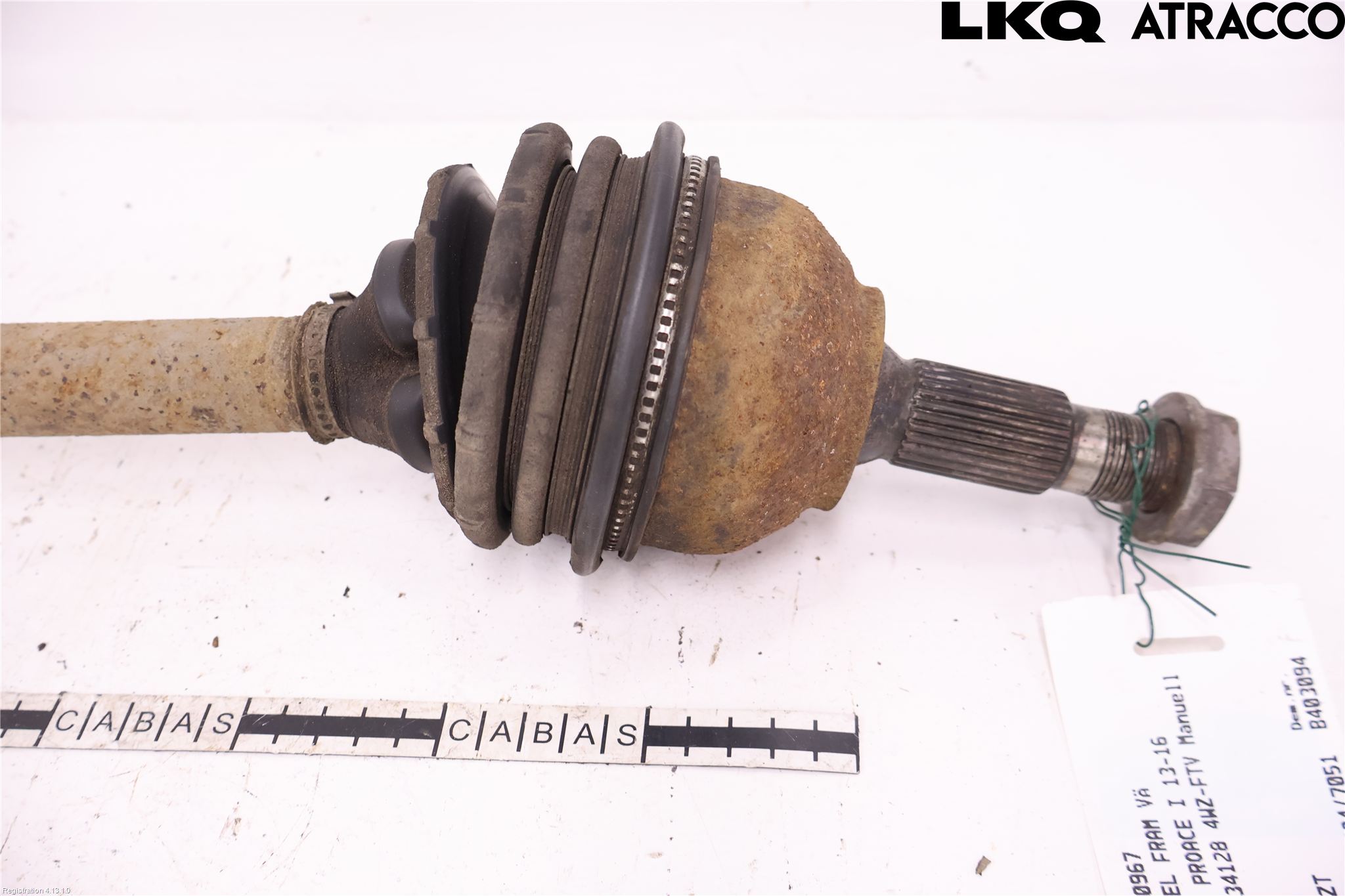 Toyota PROACE I 13-16 Drivaxel Fram Vänster