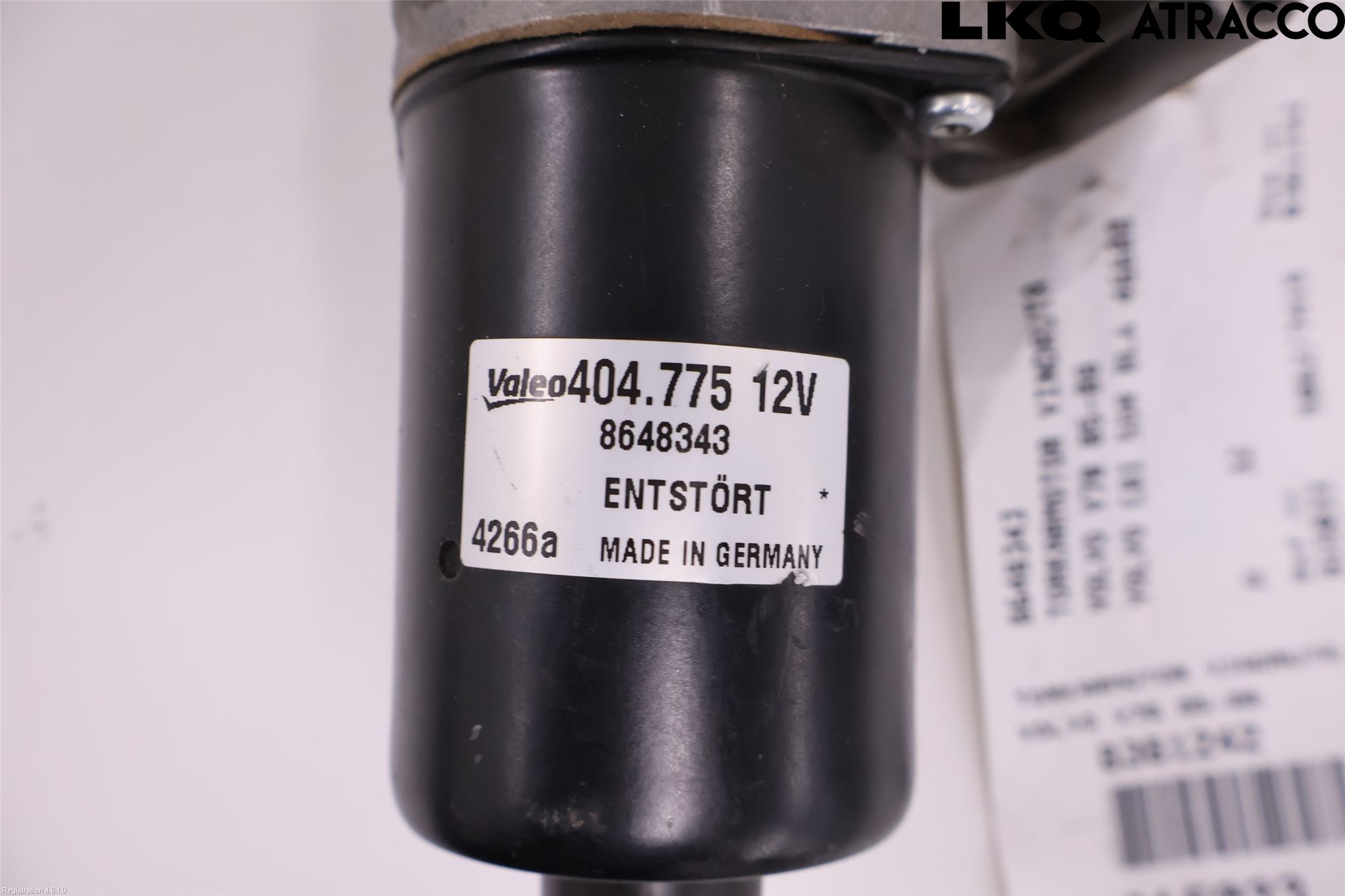 Volvo V70 05-08 Torkarmotor Vindruta