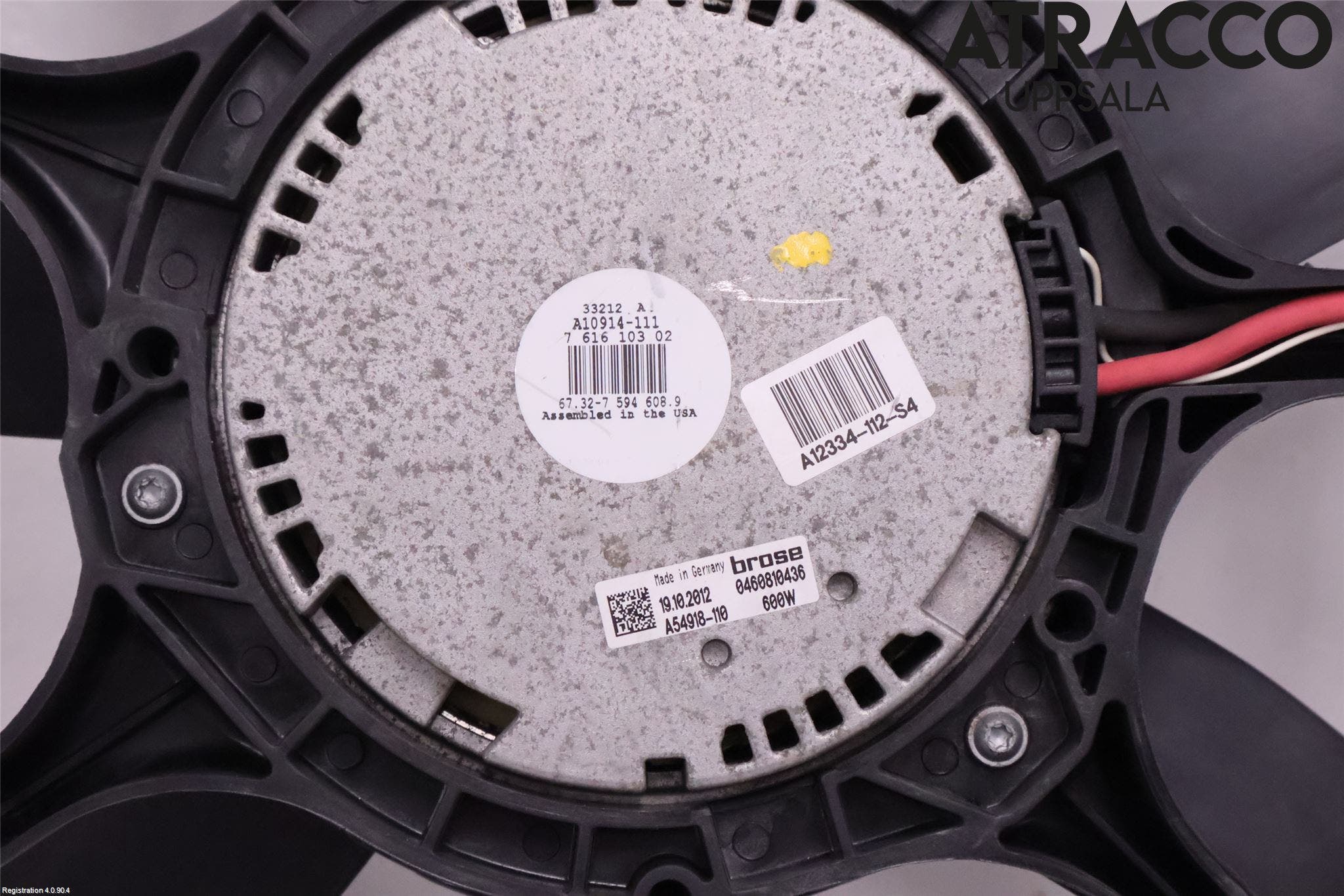 BMW X5 E70 07-13 Kylfläkt El