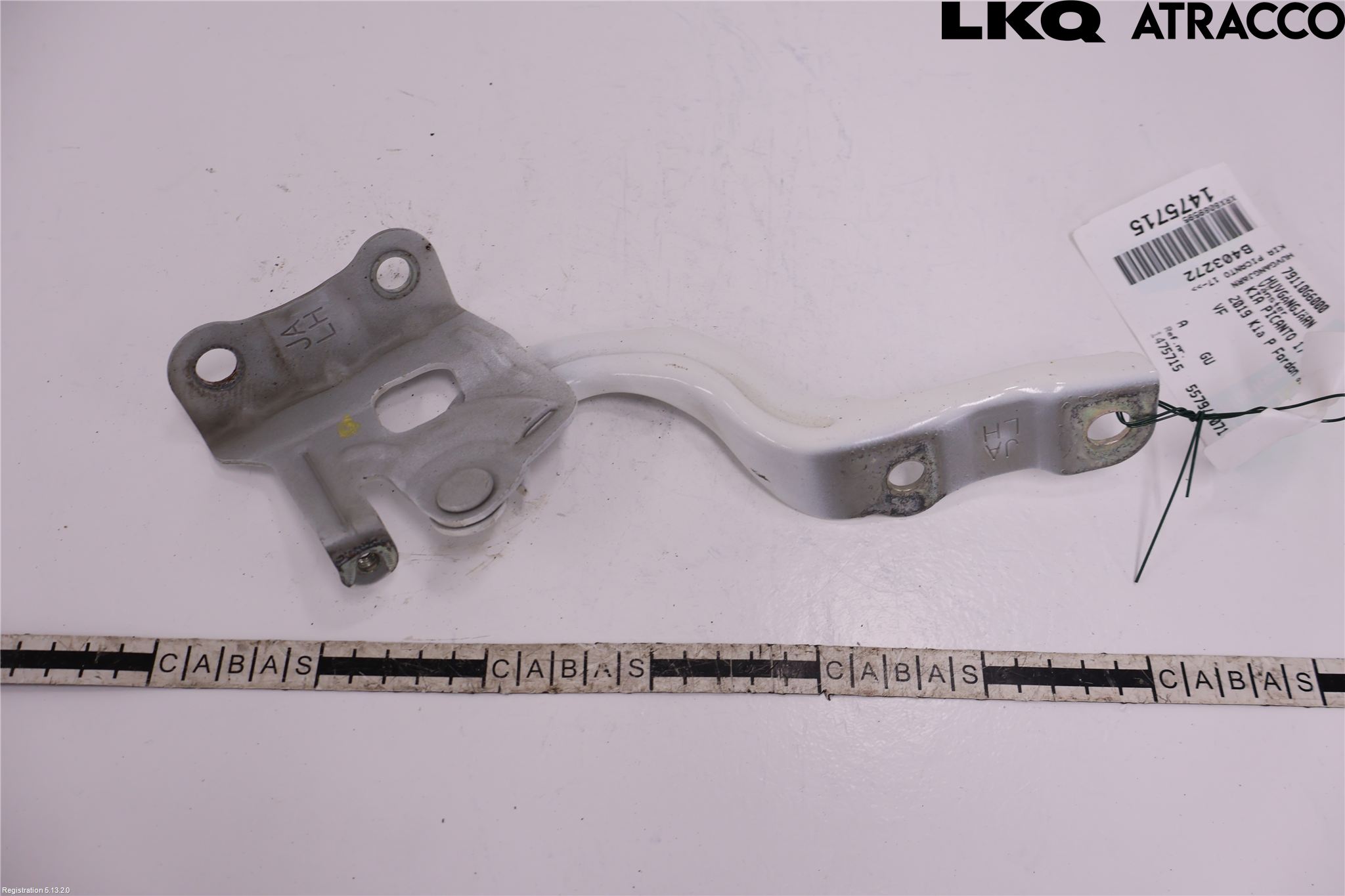 Kia PICANTO 17- Huvgångjärn