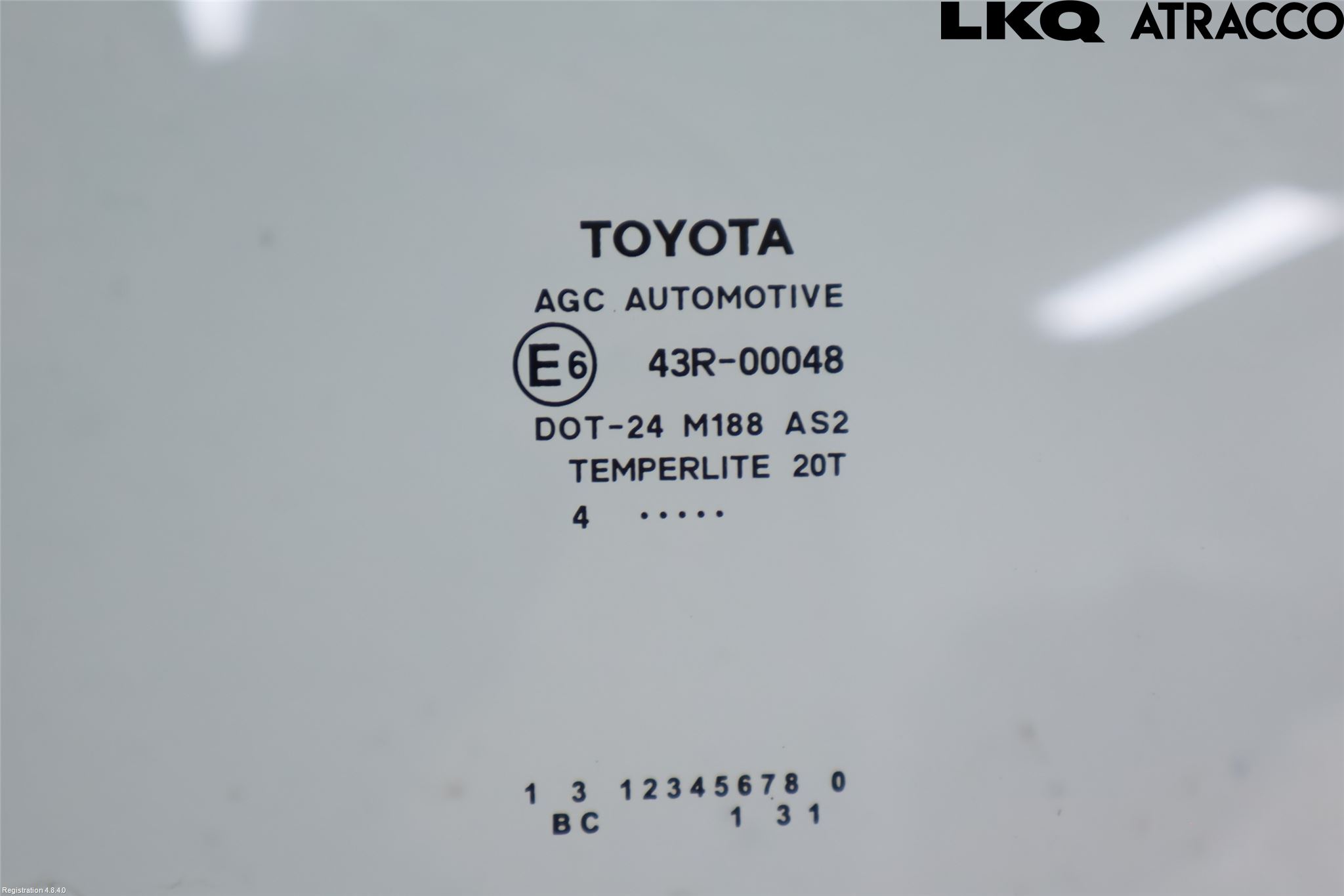 Toyota YARIS XP130 15-20 Dörruta Bak Vänster