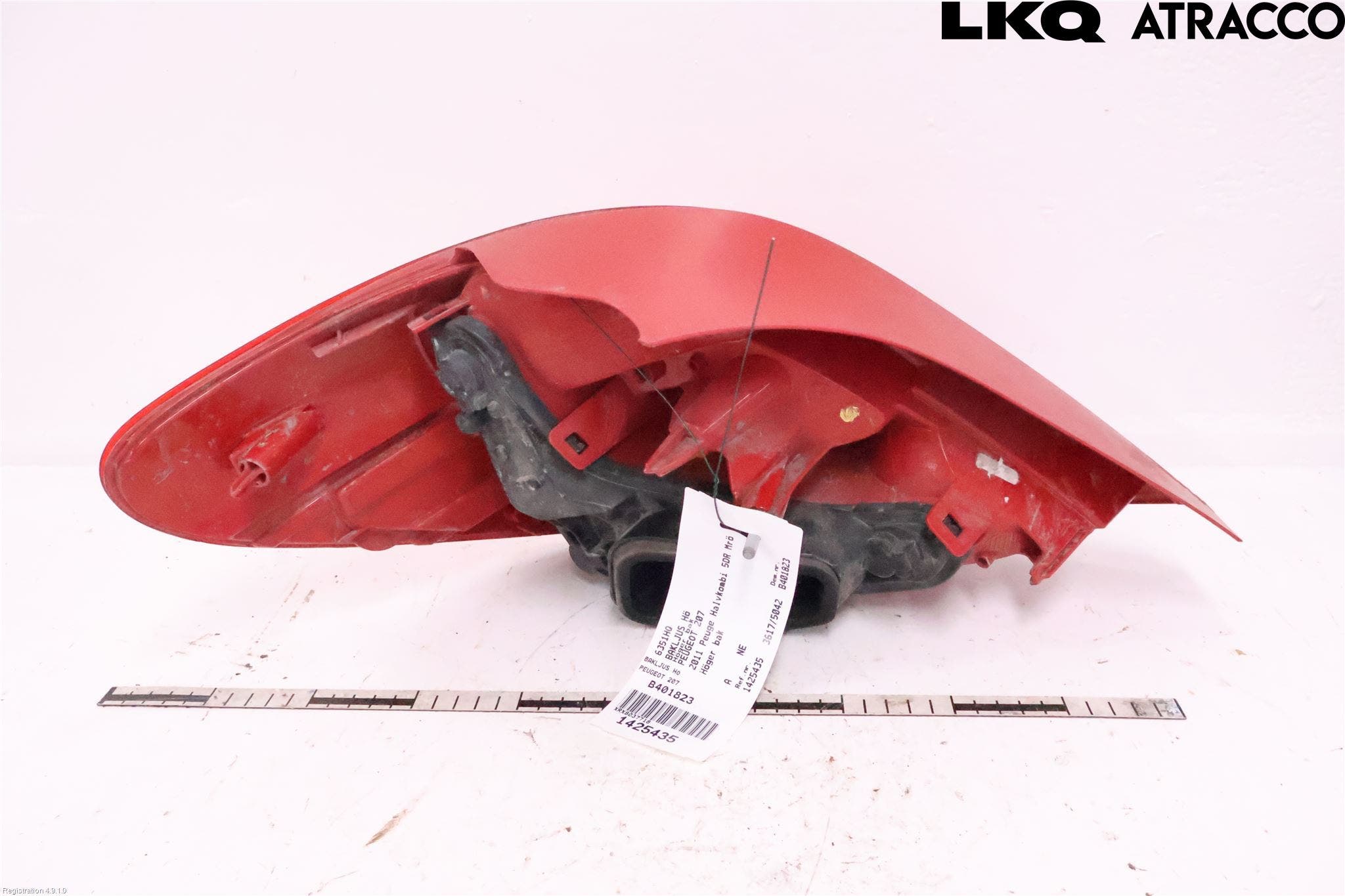 Peugeot 207 Bakljus Höger