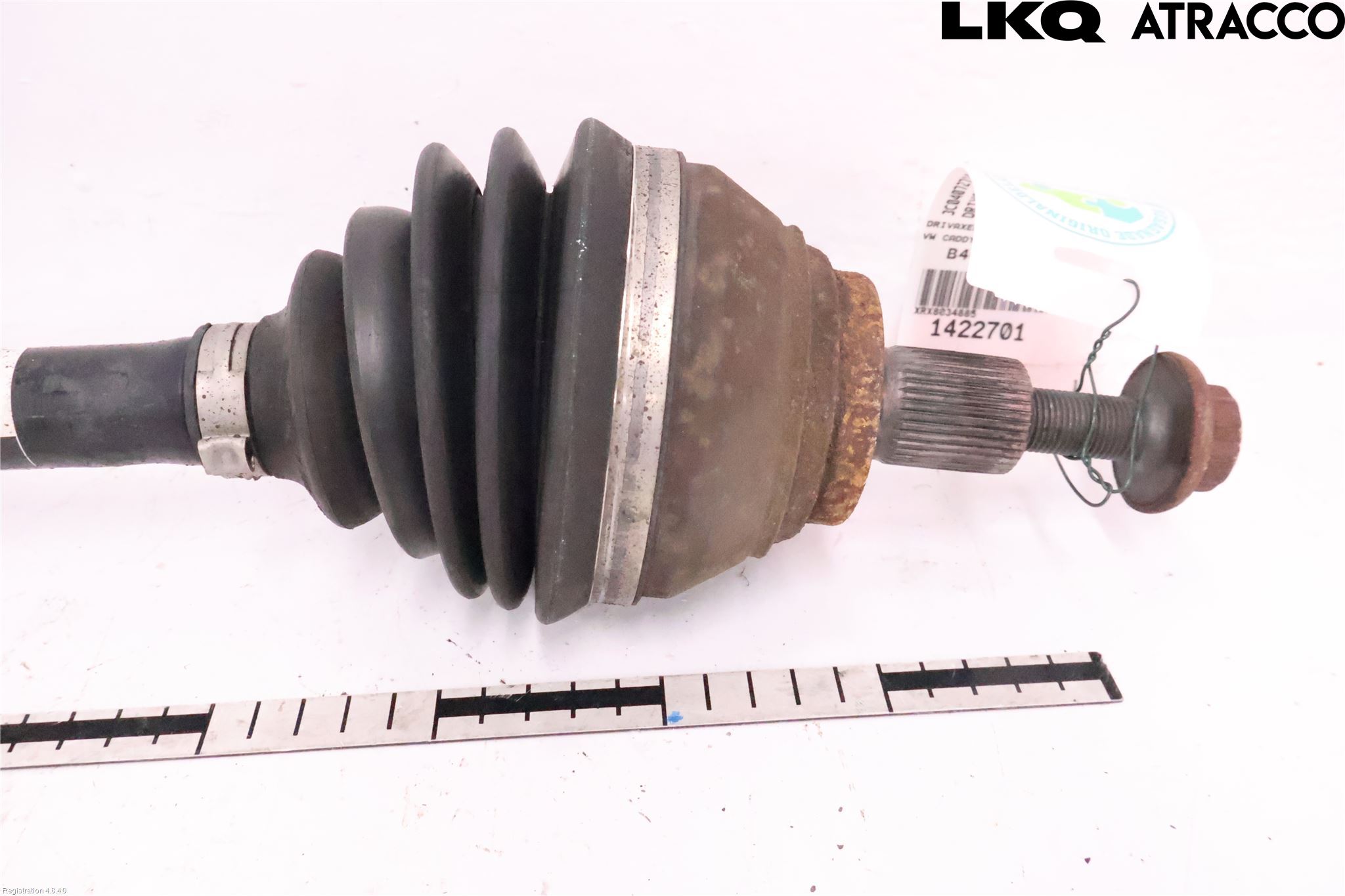 Volkswagen VW CADDY 16-20 Drivaxel Fram Vänster